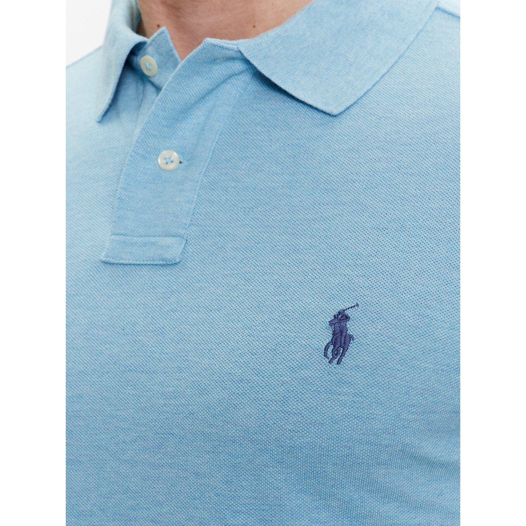 Polo Ralph Lauren Тениска с яка и копчета 710536856357 Син Slim Fit - Pepit.bg