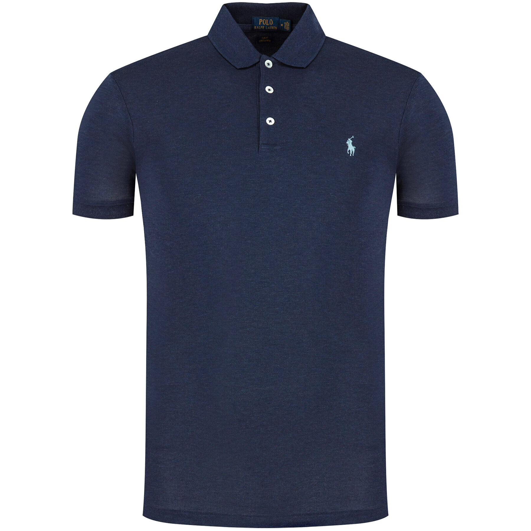 Polo Ralph Lauren Тениска с яка и копчета 710541705 Тъмносин Slim Fit - Pepit.bg