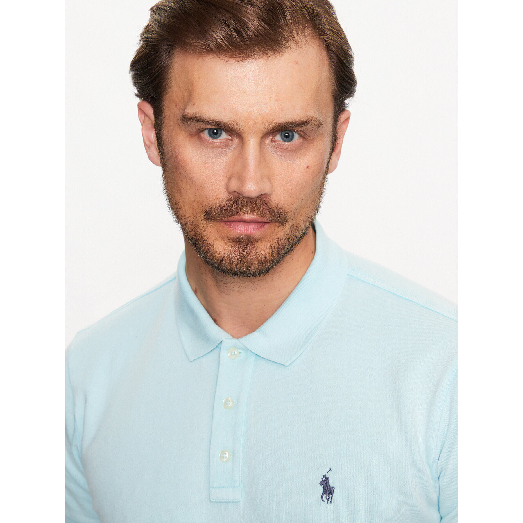 Polo Ralph Lauren Тениска с яка и копчета 710660897035 Зелен Regular Fit - Pepit.bg