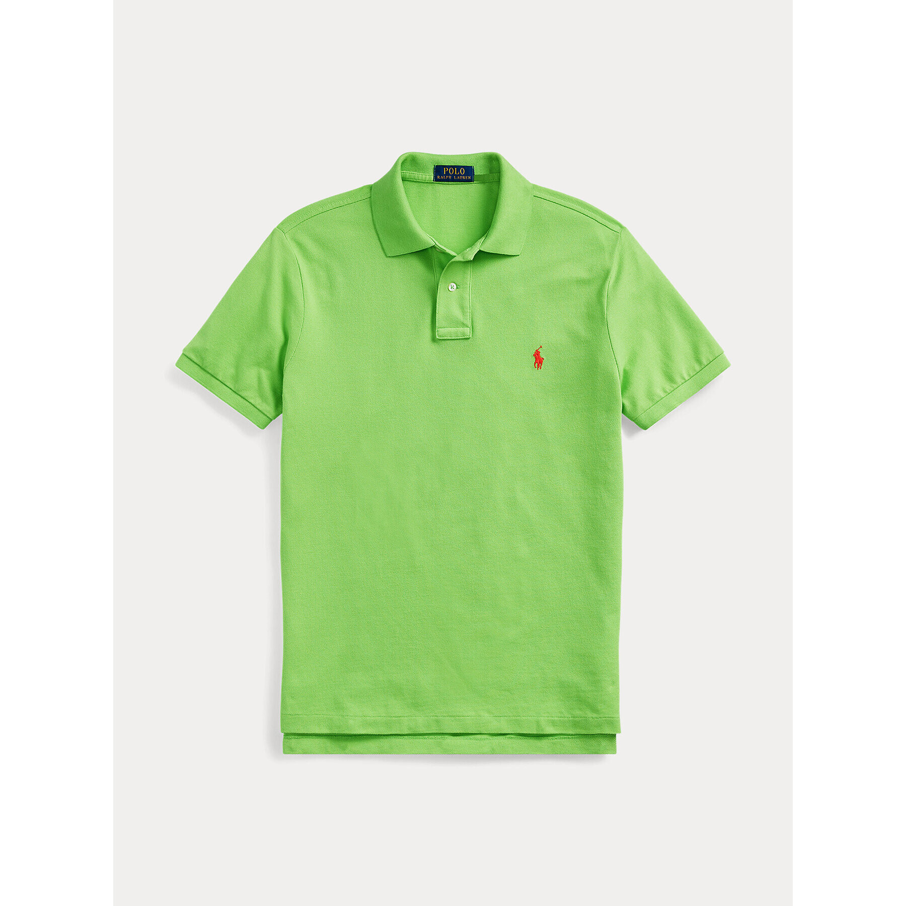 Polo Ralph Lauren Тениска с яка и копчета 710795080021 Зелен Slim Fit - Pepit.bg