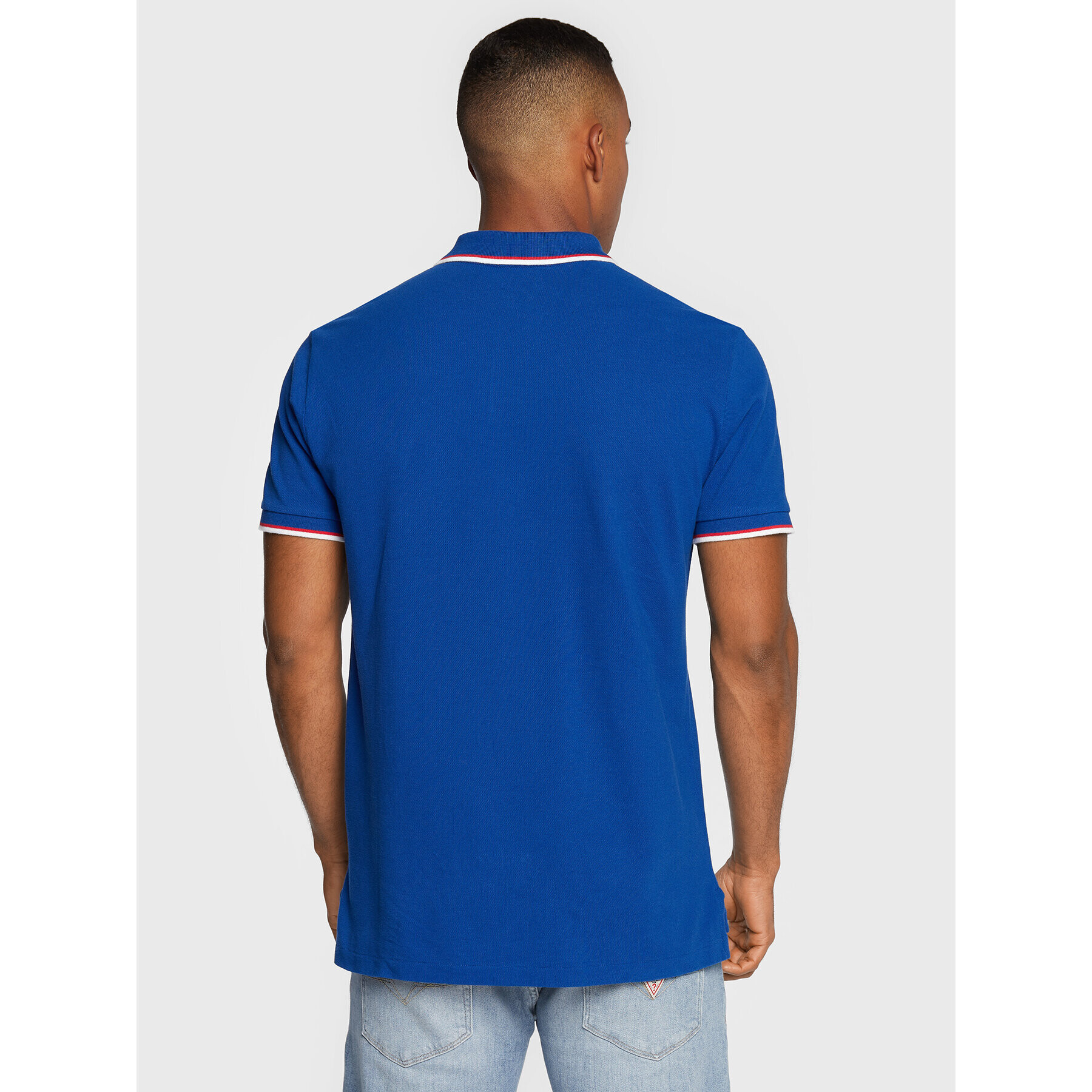 Polo Ralph Lauren Тениска с яка и копчета 710842621005 Син Slim Fit - Pepit.bg