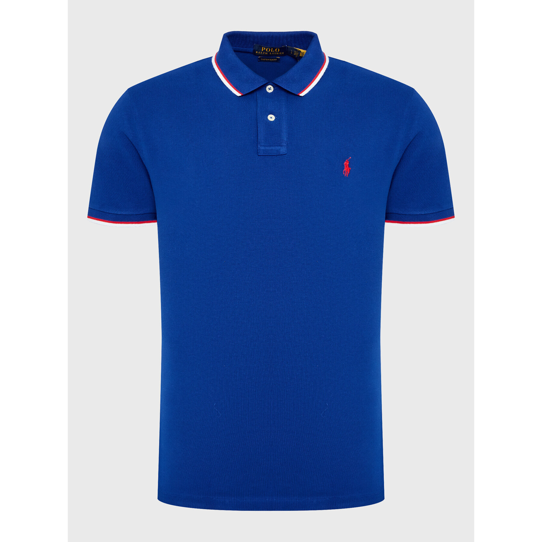 Polo Ralph Lauren Тениска с яка и копчета 710842621005 Син Slim Fit - Pepit.bg