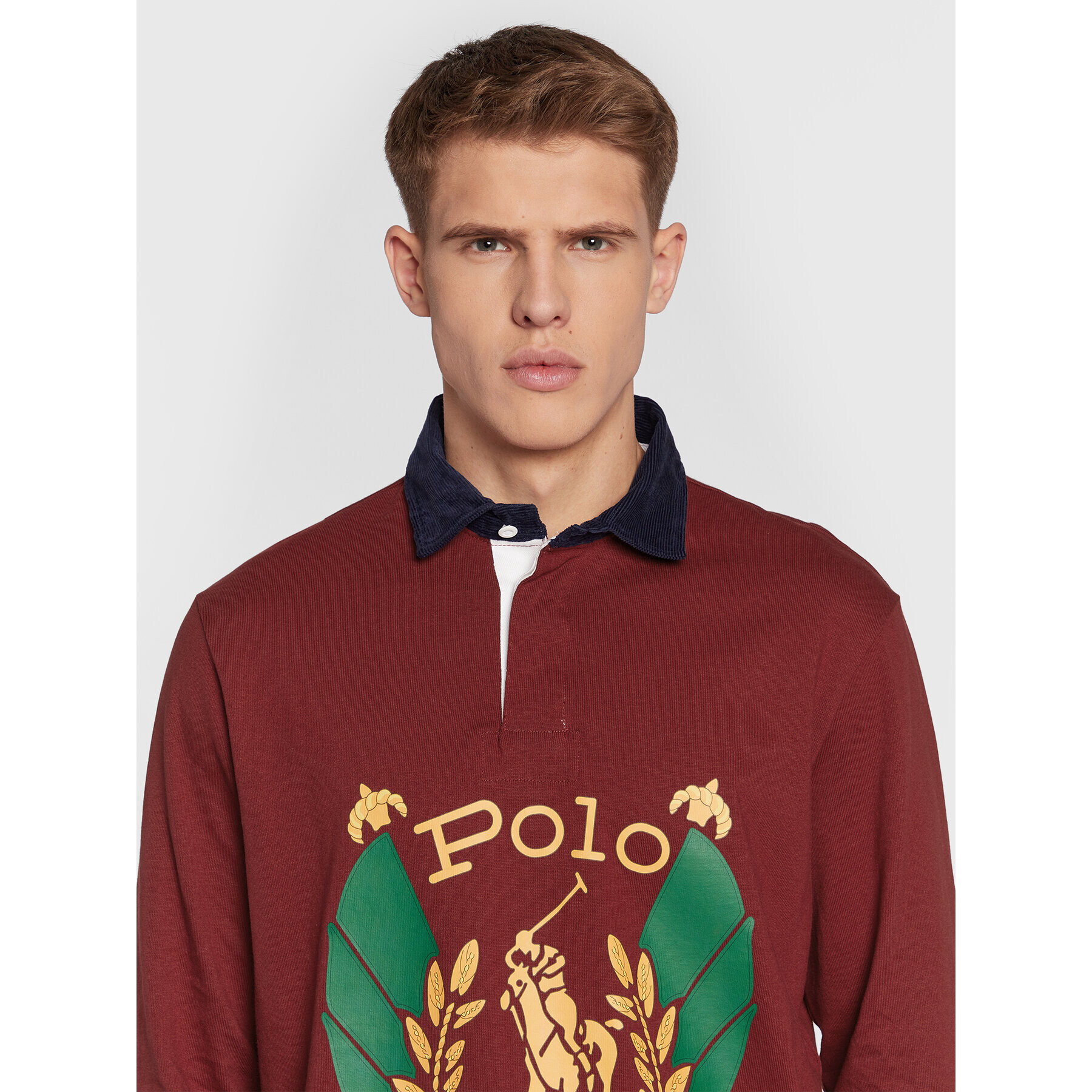 Polo Ralph Lauren Тениска с яка и копчета 710878902001 Червен Regular Fit - Pepit.bg