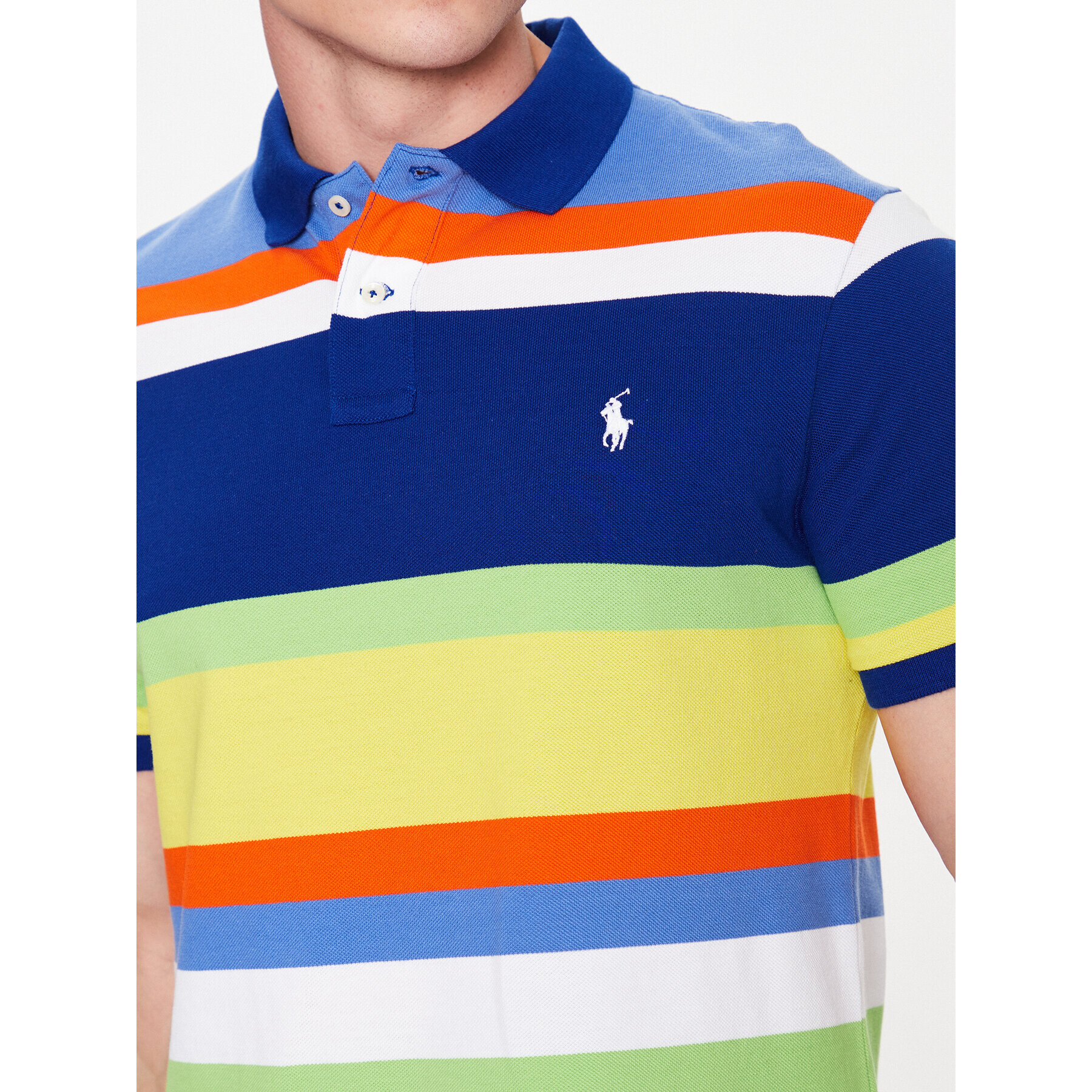 Polo Ralph Lauren Тениска с яка и копчета 710890054001 Цветен Slim Fit - Pepit.bg