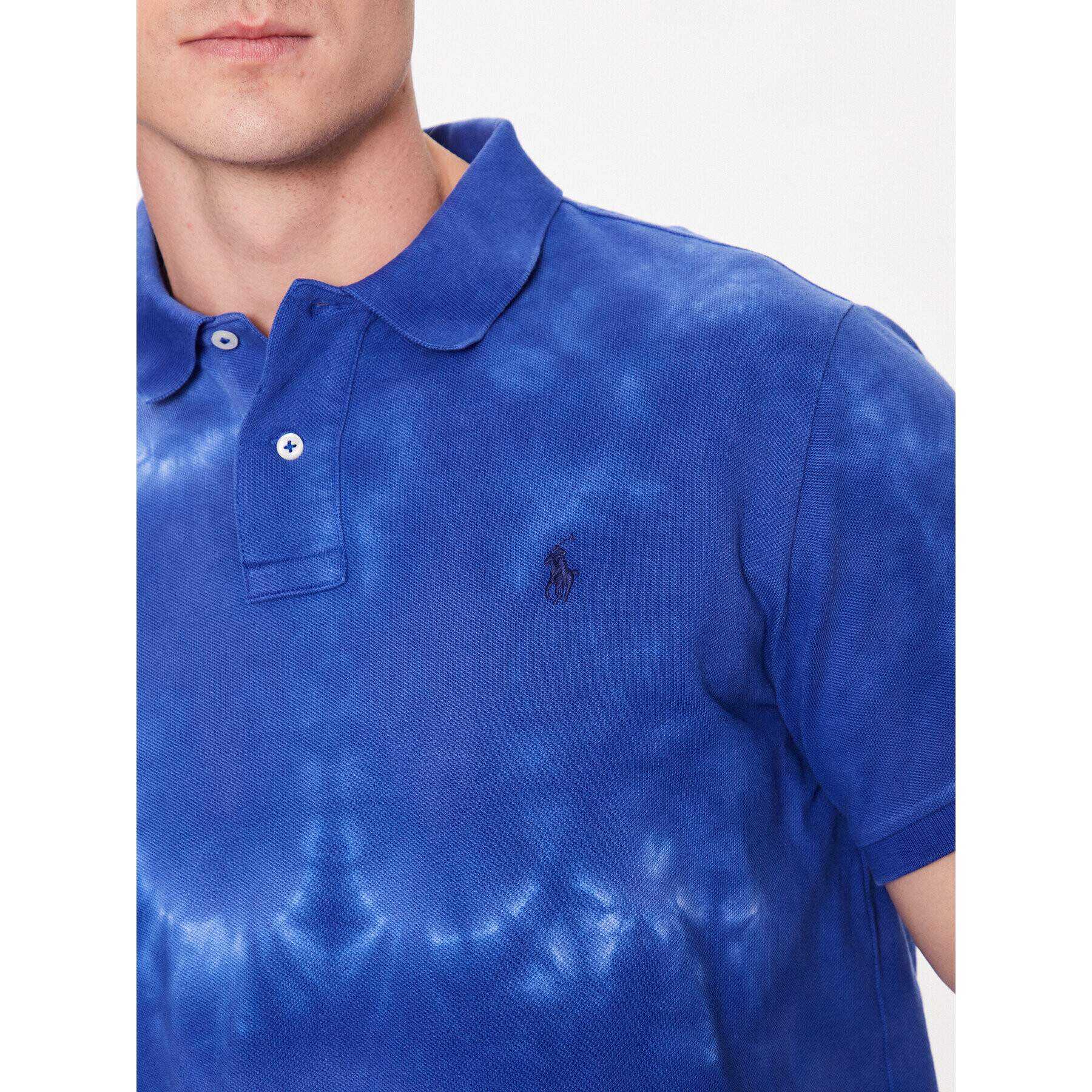 Polo Ralph Lauren Тениска с яка и копчета 710890780001 Син Slim Fit - Pepit.bg