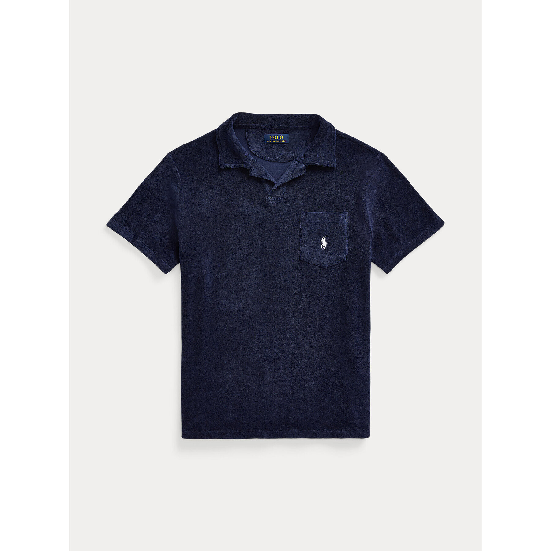 Polo Ralph Lauren Тениска с яка и копчета 710901044003 Тъмносин Regular Fit - Pepit.bg