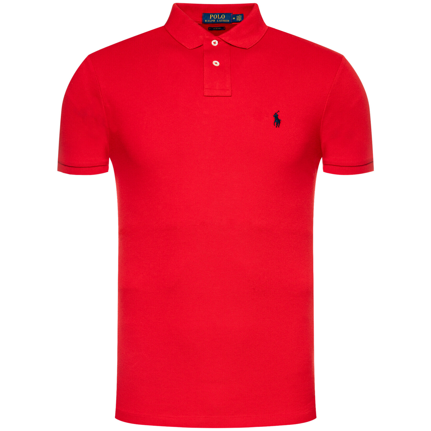 Polo Ralph Lauren Тениска с яка и копчета Core Replen 710548797 Червен Slim Fit - Pepit.bg