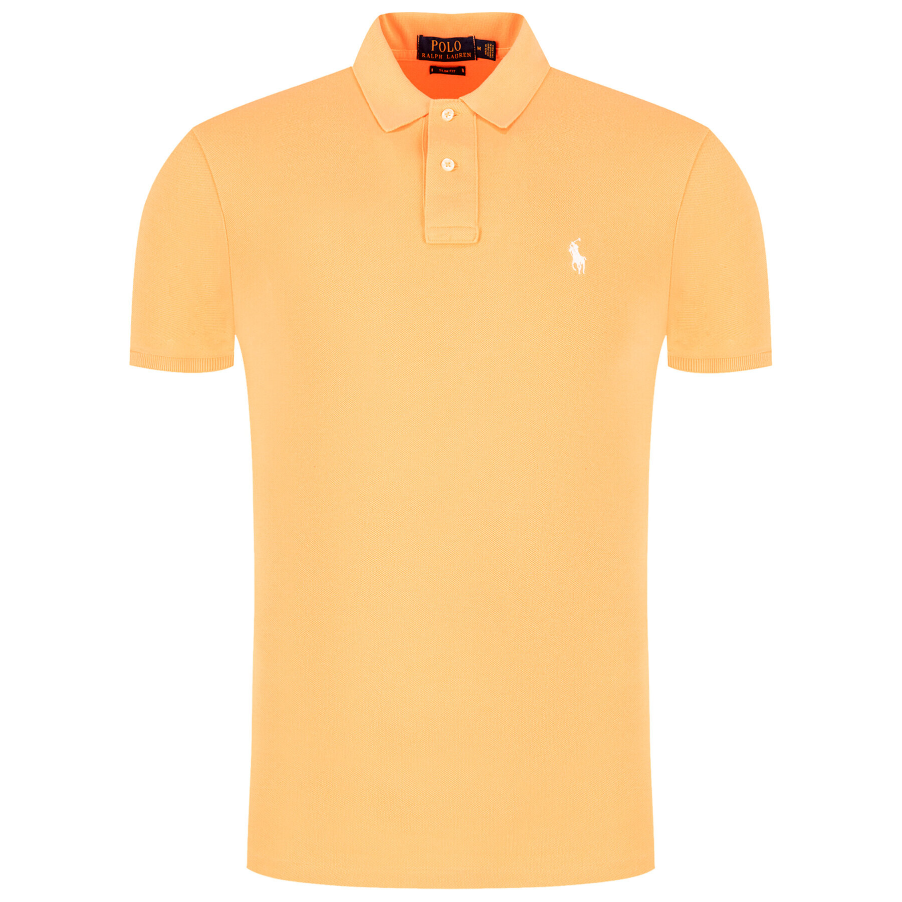 Polo Ralph Lauren Тениска с яка и копчета Core Replen 710795080 Оранжев Slim Fit - Pepit.bg