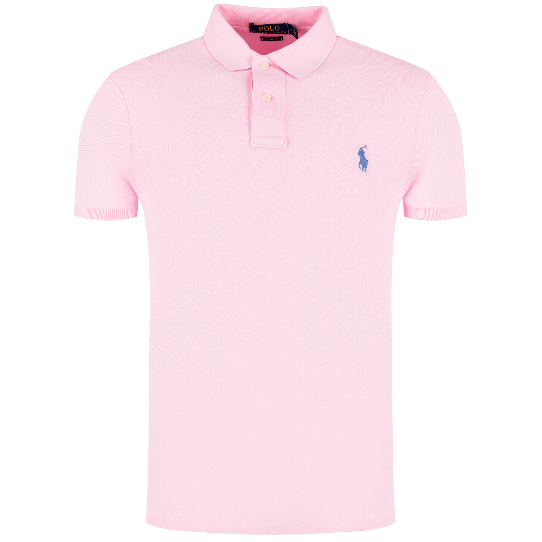 Polo Ralph Lauren Тениска с яка и копчета Core Replen 710795080 Розов Slim Fit - Pepit.bg