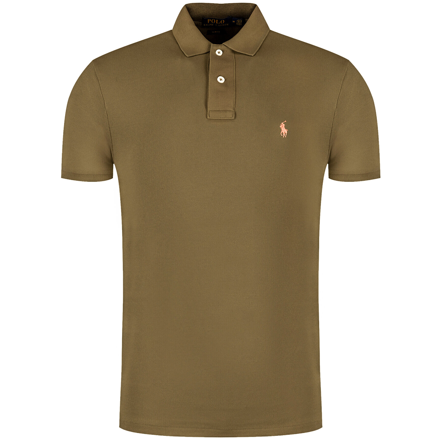 Polo Ralph Lauren Тениска с яка и копчета Core Replen 710795080 Зелен Slim Fit - Pepit.bg