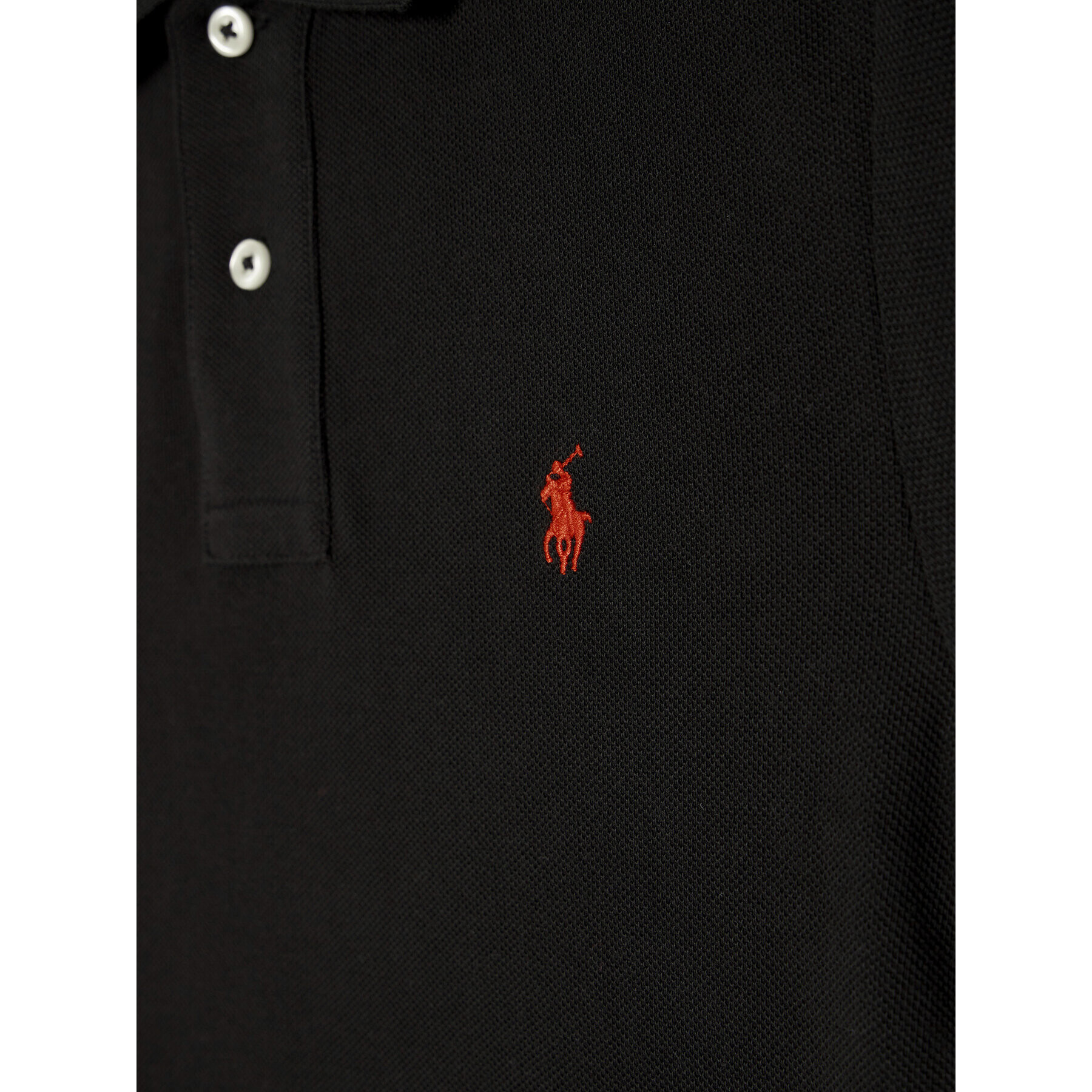 Polo Ralph Lauren Тениска с яка и копчета Fsr 323547926001 Черен Slim Fit - Pepit.bg