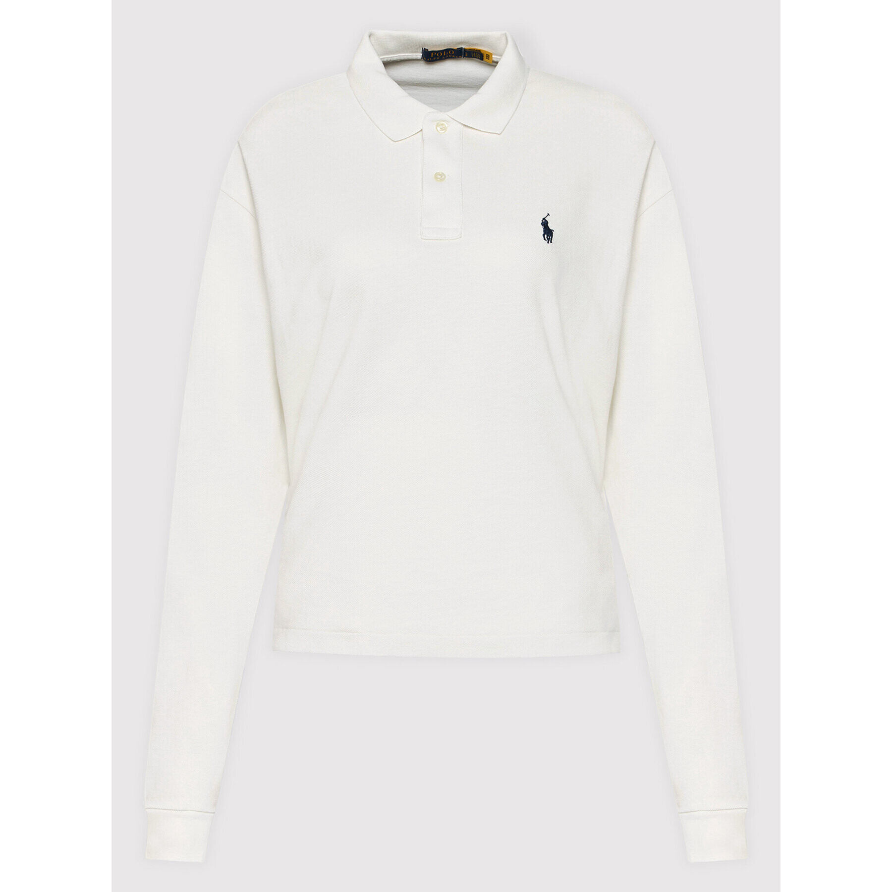 Polo Ralph Lauren Тениска с яка и копчета 211844785002 Бял Regular Fit - Pepit.bg