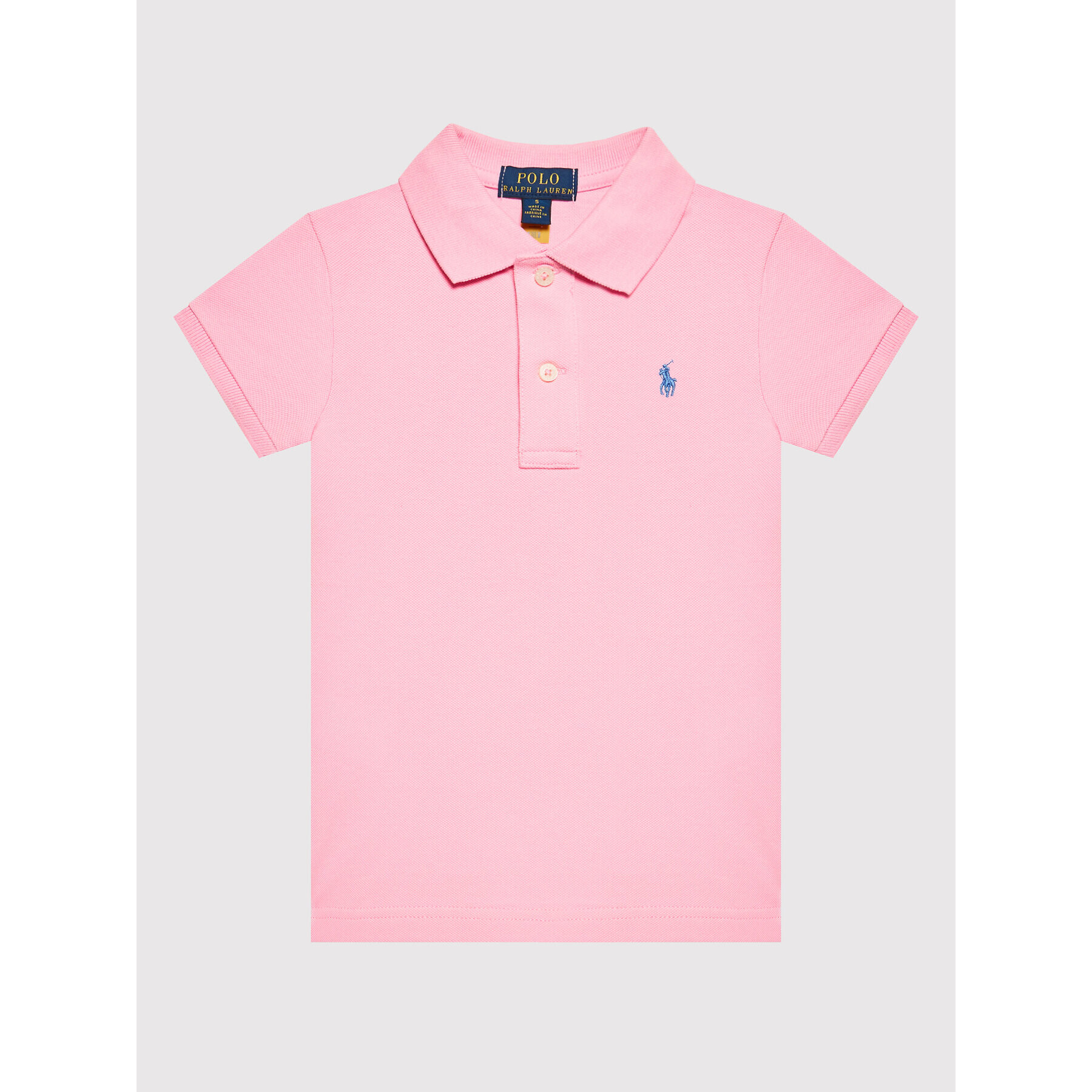 Polo Ralph Lauren Тениска с яка и копчета 312811484031 Розов Regular Fit - Pepit.bg