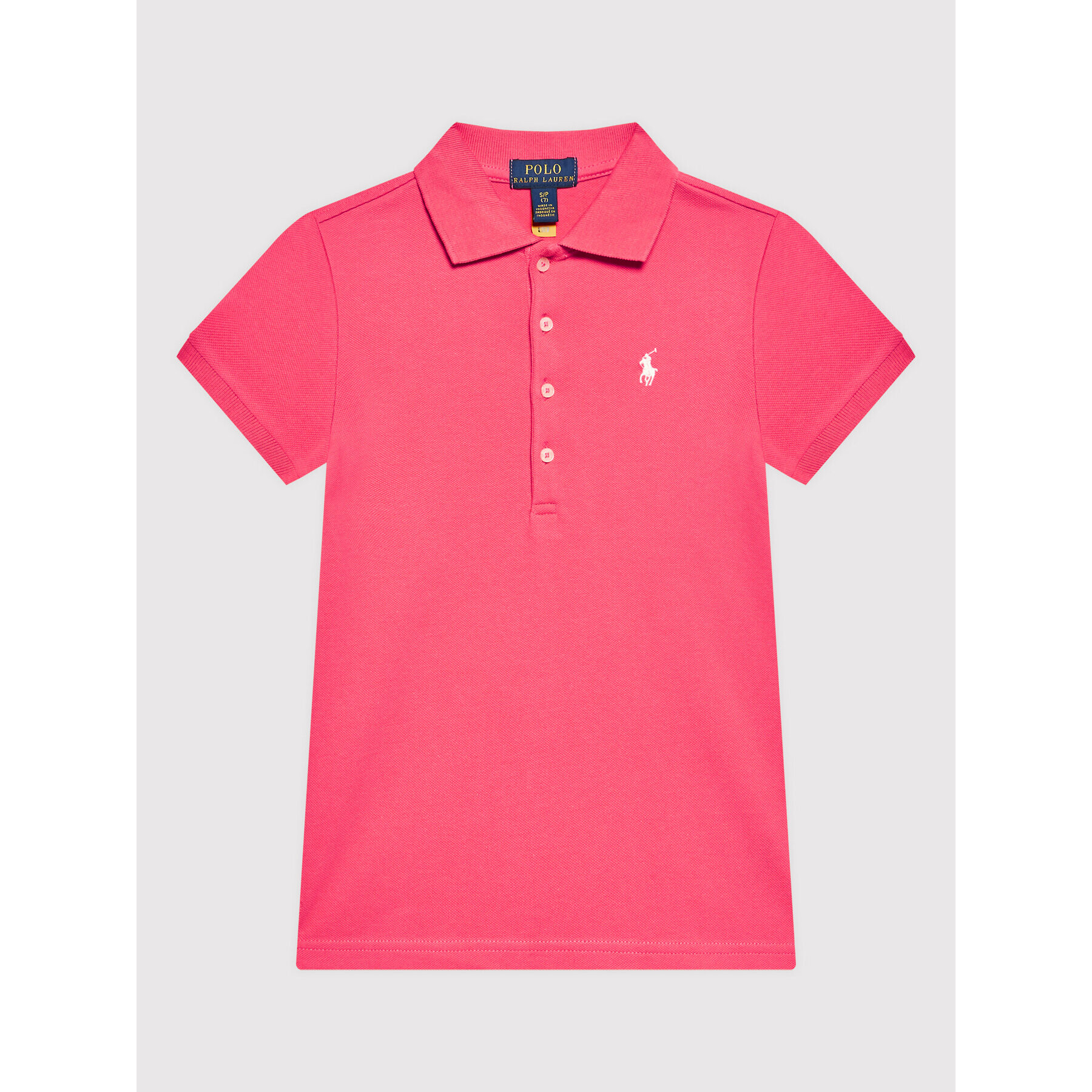 Polo Ralph Lauren Тениска с яка и копчета 313698589108 Розов Regular Fit - Pepit.bg