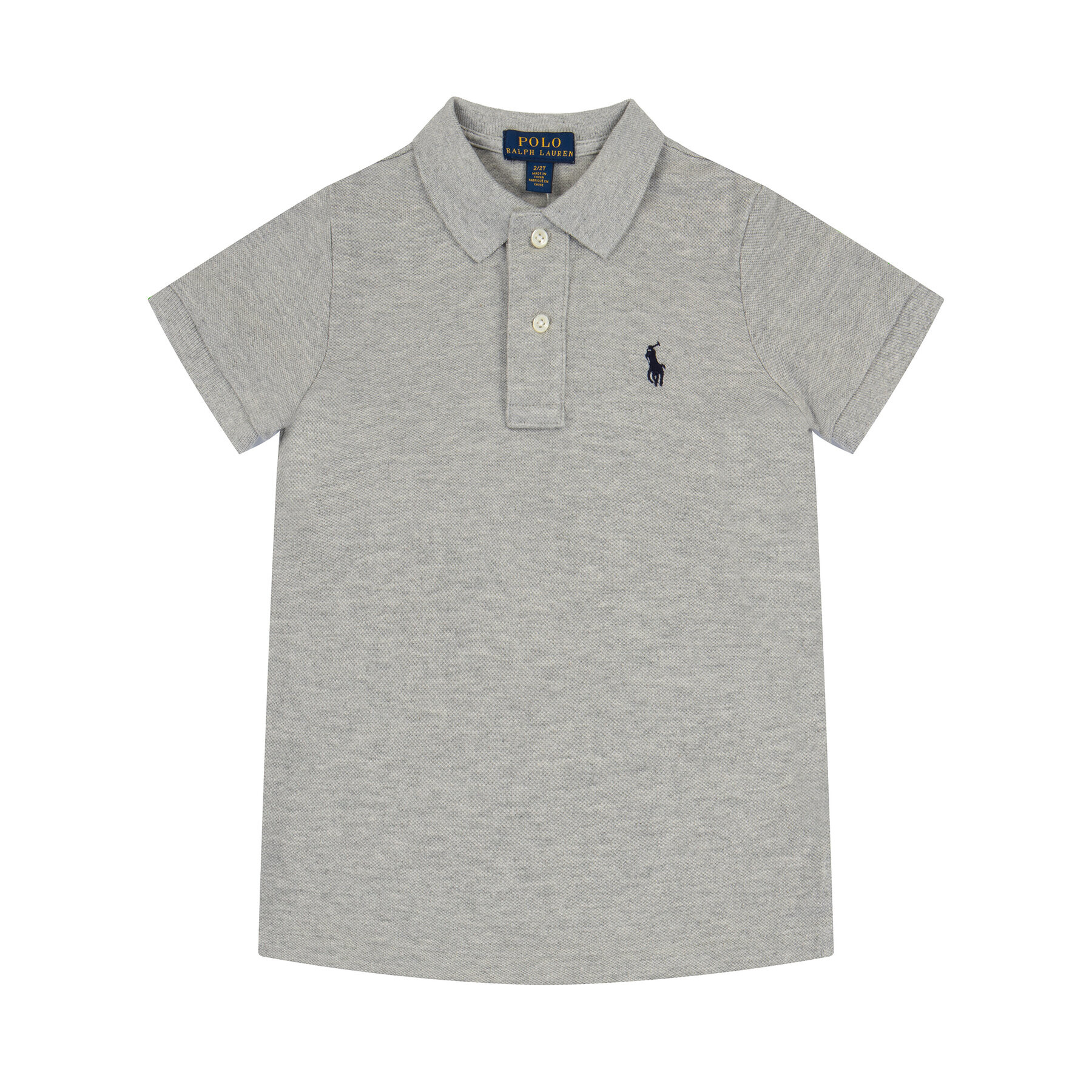 Polo Ralph Lauren Тениска с яка и копчета 321603252002 Сив Regular Fit - Pepit.bg