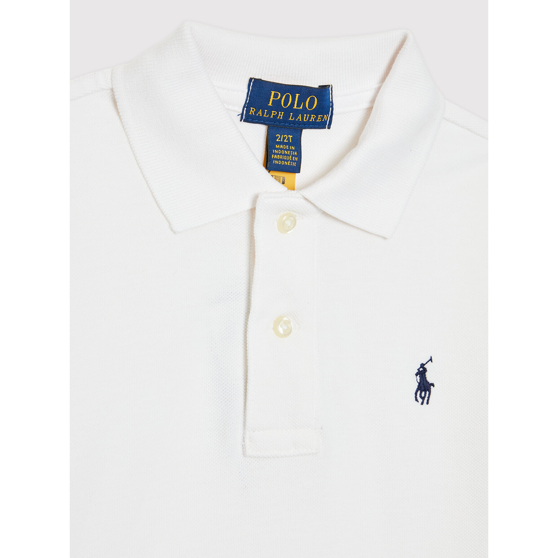 Polo Ralph Lauren Тениска с яка и копчета 321703634013 Бял Regular Fit - Pepit.bg