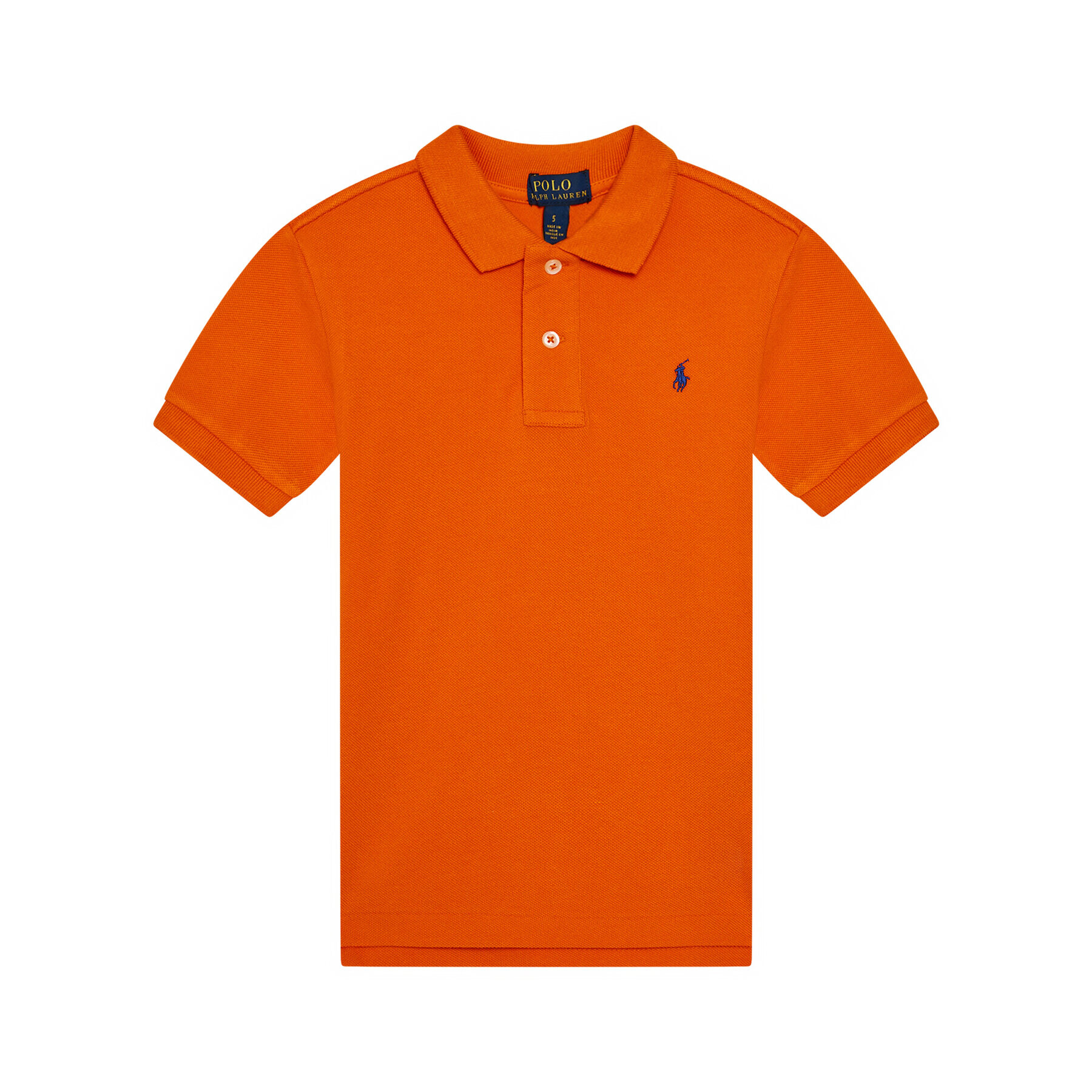 Polo Ralph Lauren Тениска с яка и копчета 322603252036 Оранжев Regular Fit - Pepit.bg