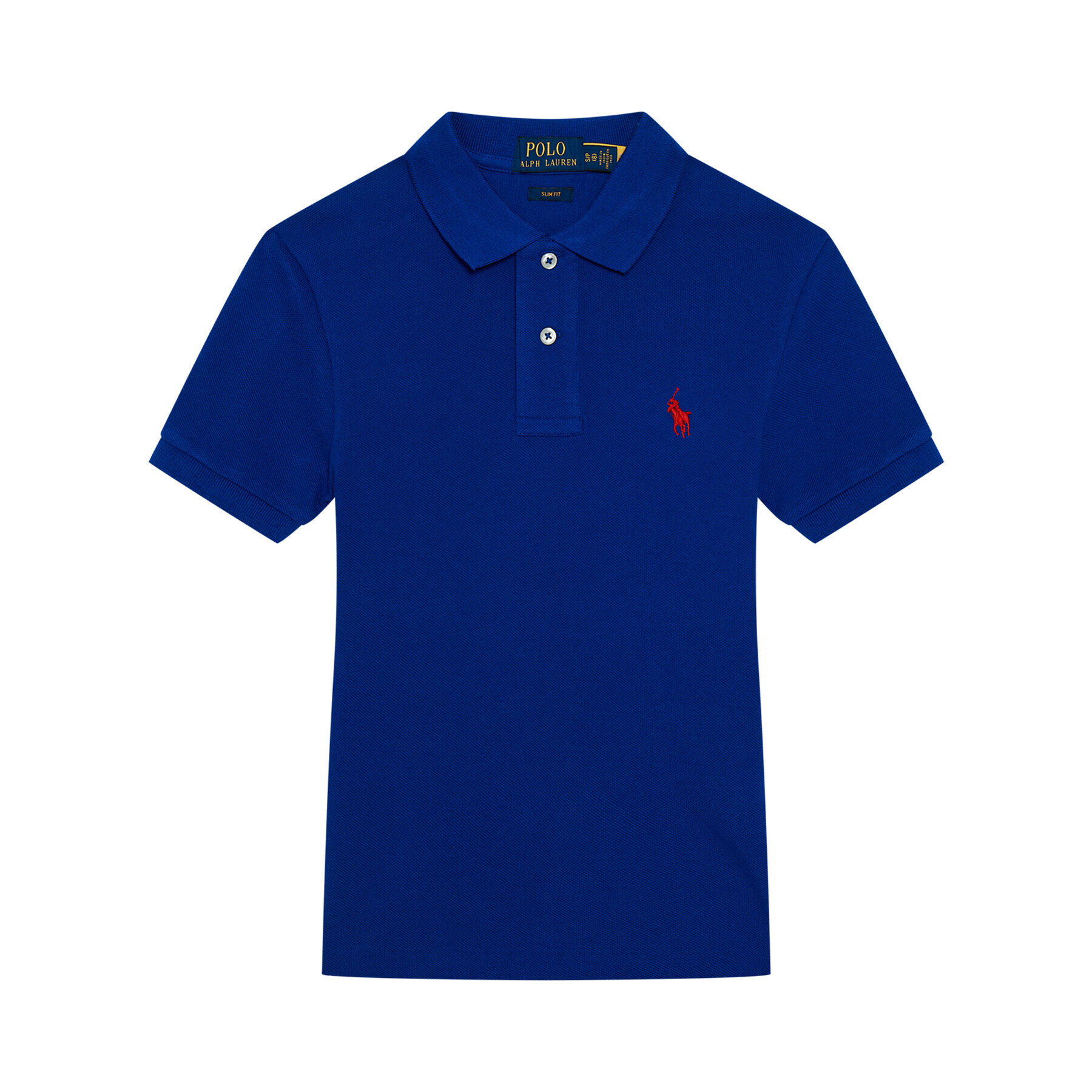 Polo Ralph Lauren Тениска с яка и копчета 323547926024 Тъмносин Slim Fit - Pepit.bg