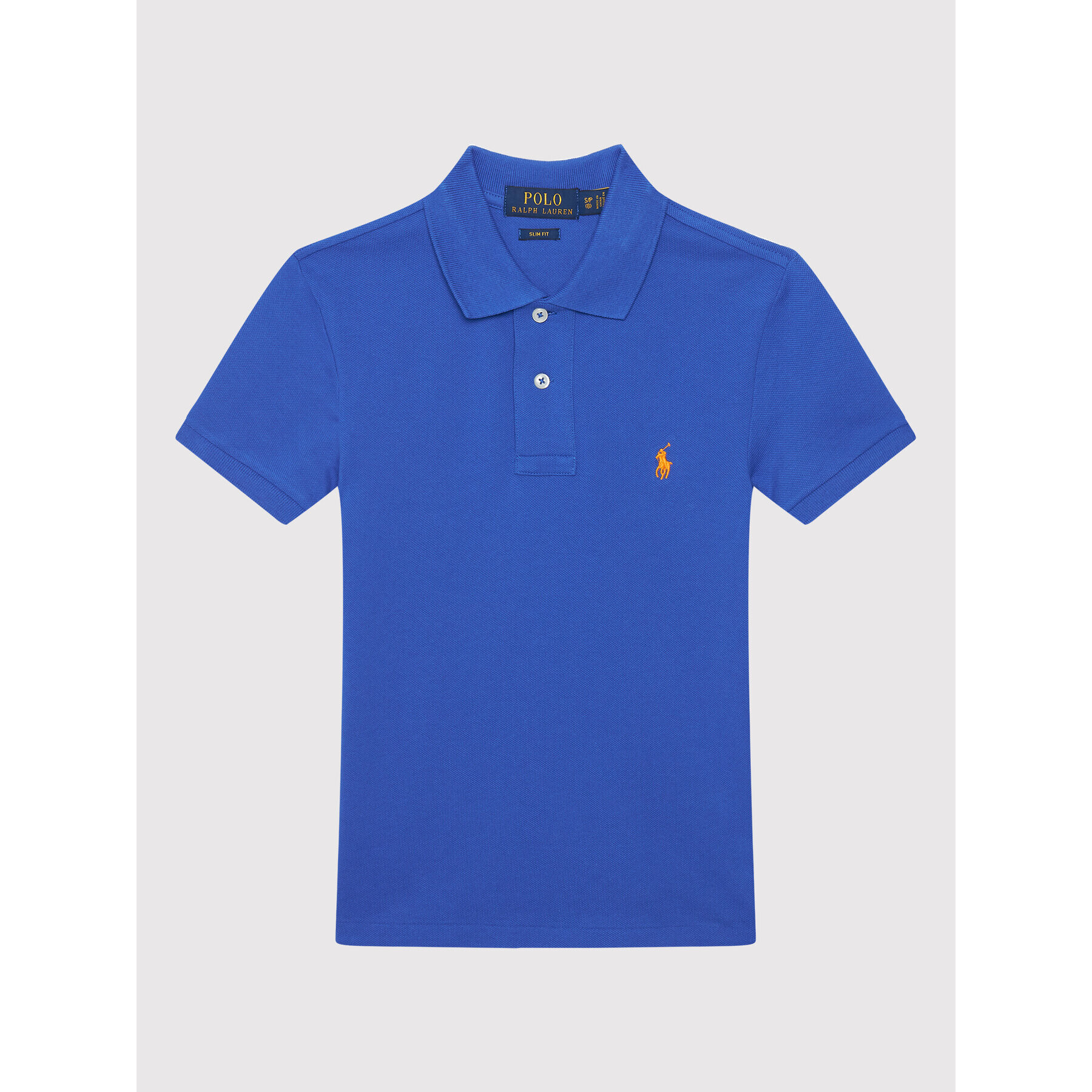 Polo Ralph Lauren Тениска с яка и копчета 323547926030 Син Slim Fit - Pepit.bg