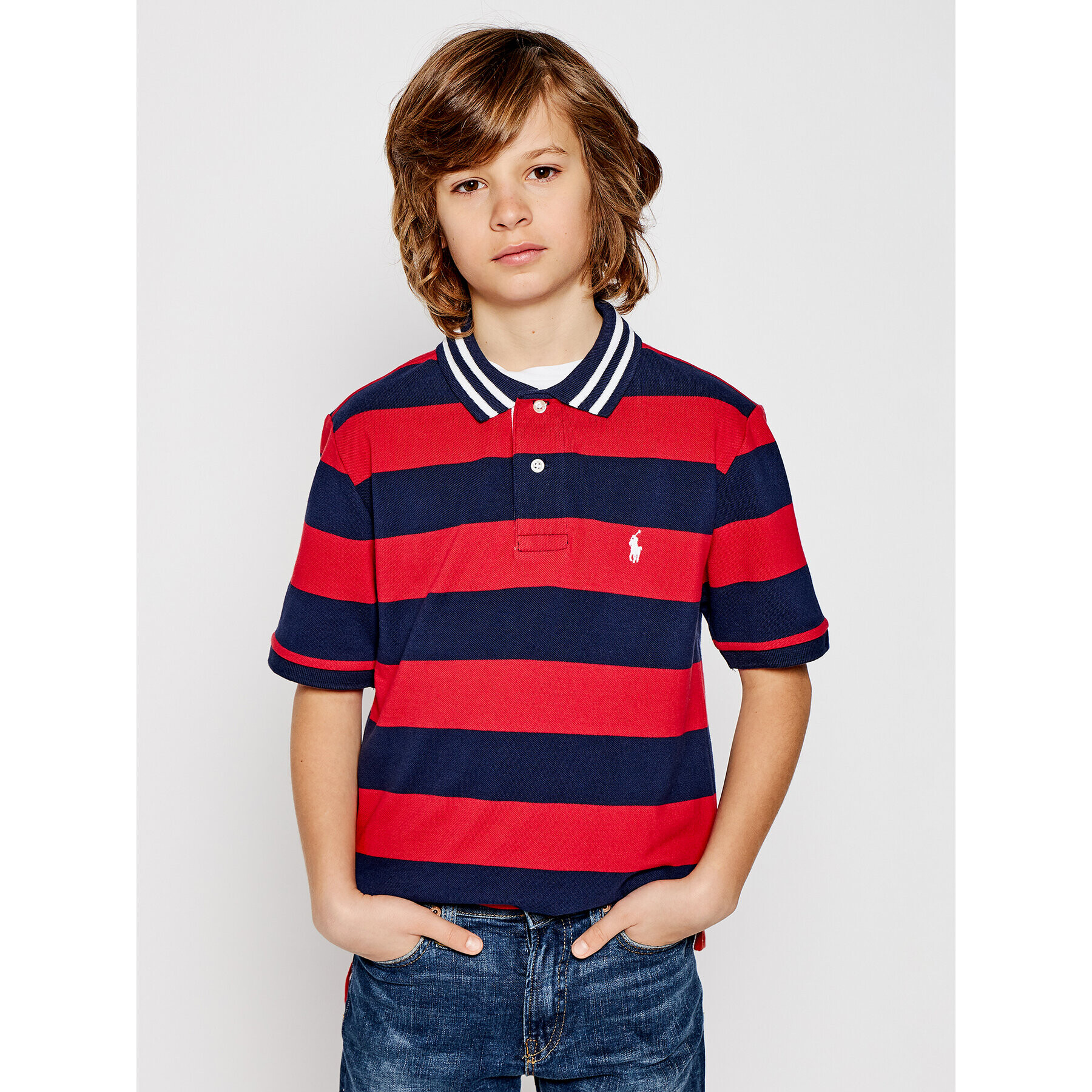 Polo Ralph Lauren Тениска с яка и копчета 323793534001 Цветен Regular Fit - Pepit.bg