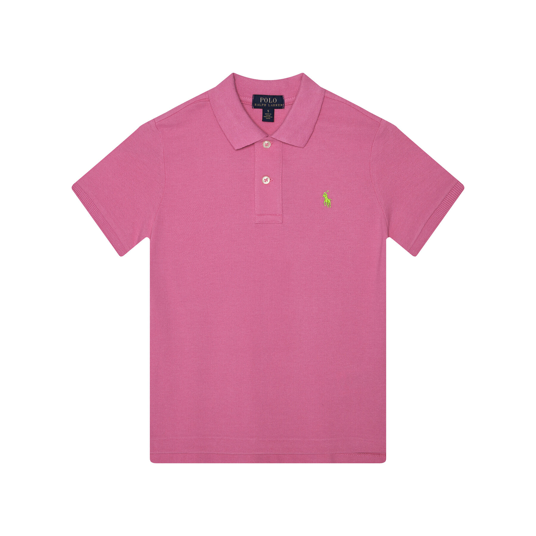 Polo Ralph Lauren Тениска с яка и копчета Spring I 323708857 Розов Slim Fit - Pepit.bg