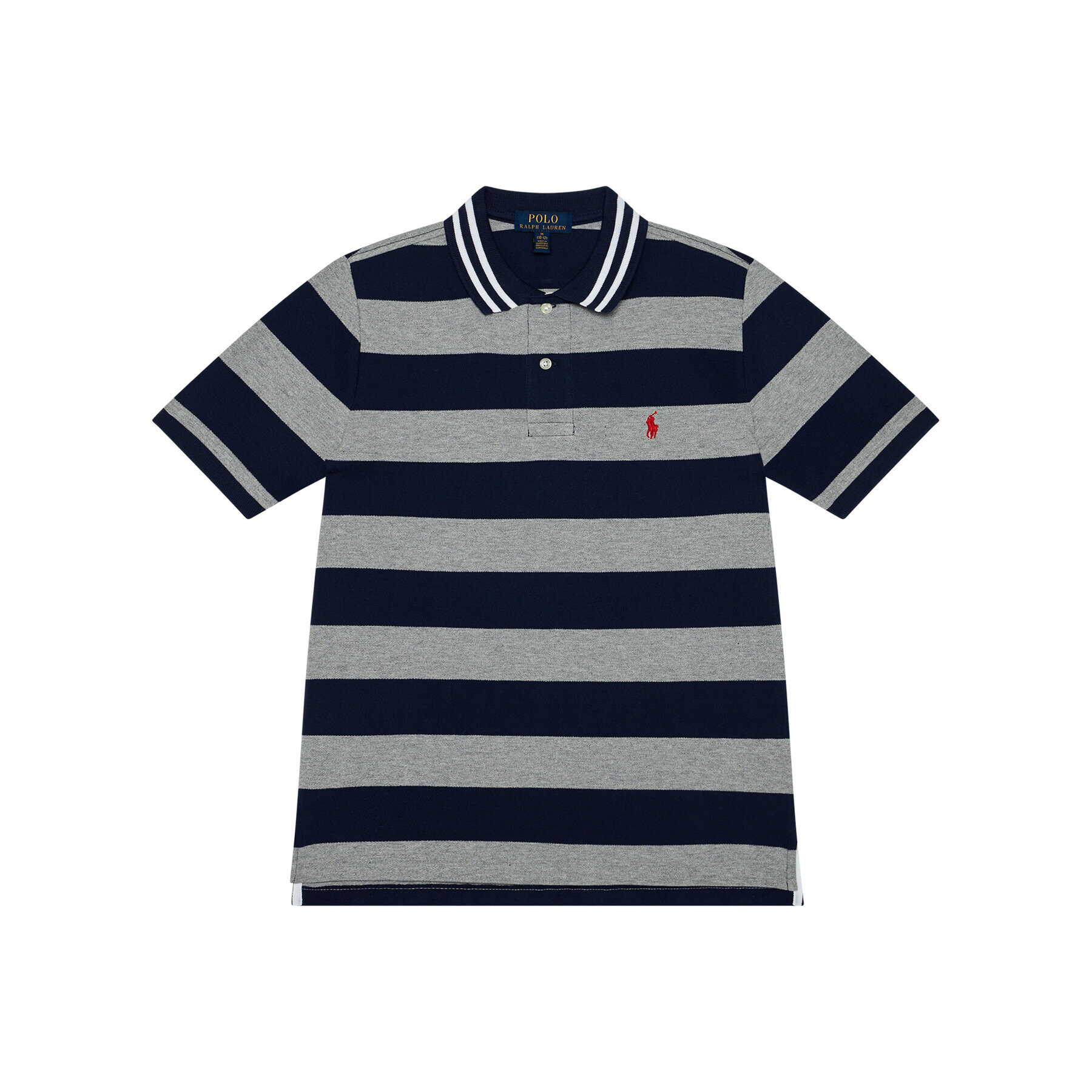 Polo Ralph Lauren Тениска с яка и копчета Ss Kc 323793534002 Тъмносин Regular Fit - Pepit.bg