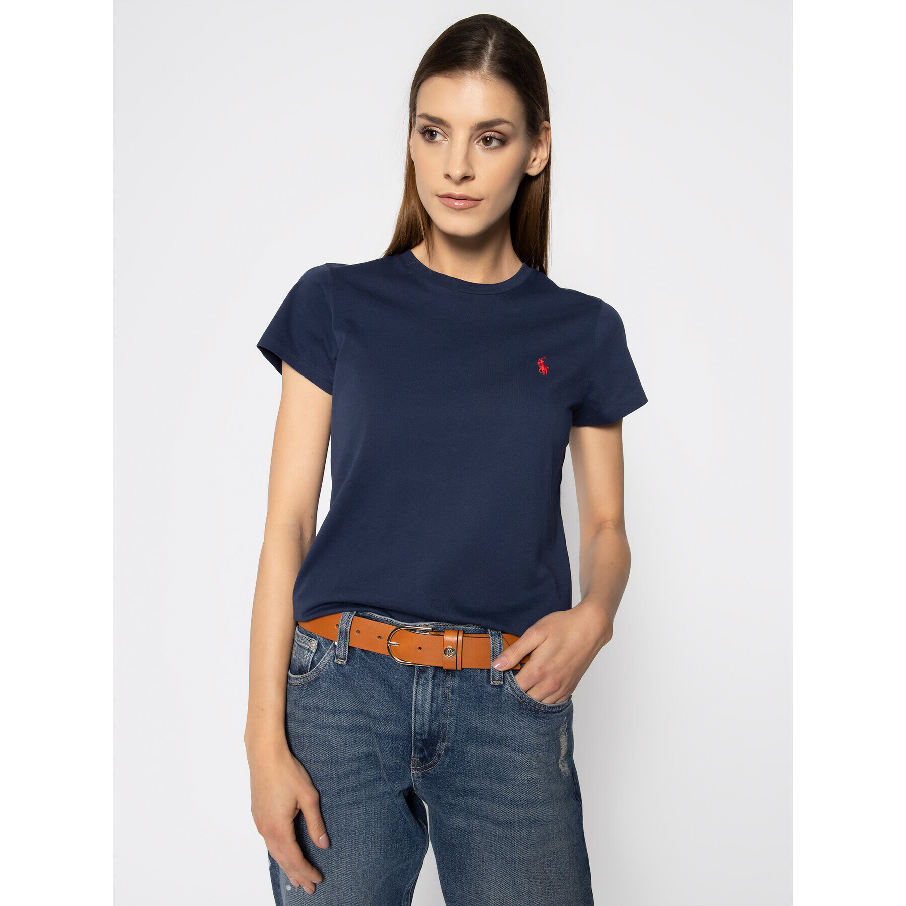 Polo Ralph Lauren Тишърт 211734144 Тъмносин Regular Fit - Pepit.bg