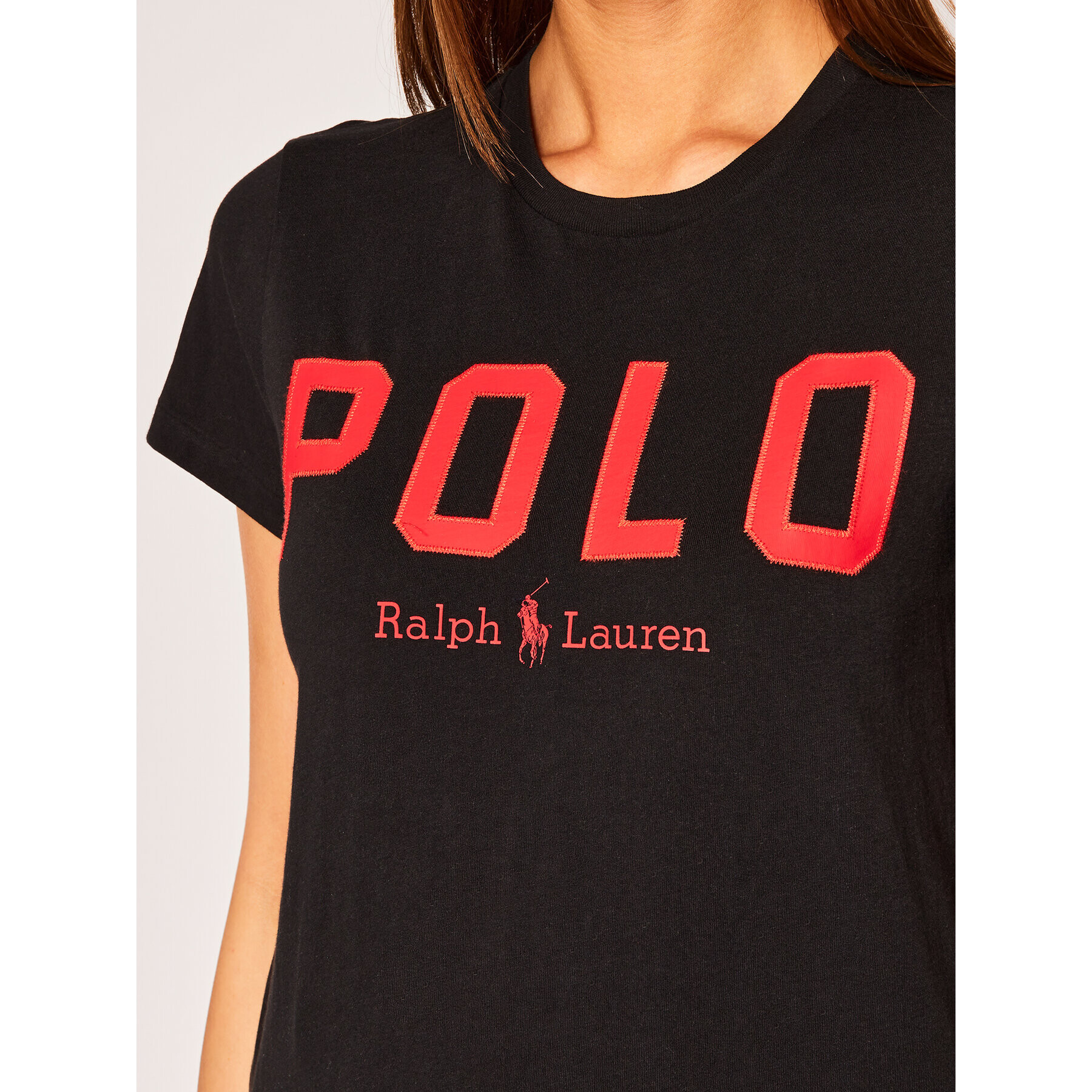 Polo Ralph Lauren Тишърт 211780287 Черен Regular Fit - Pepit.bg