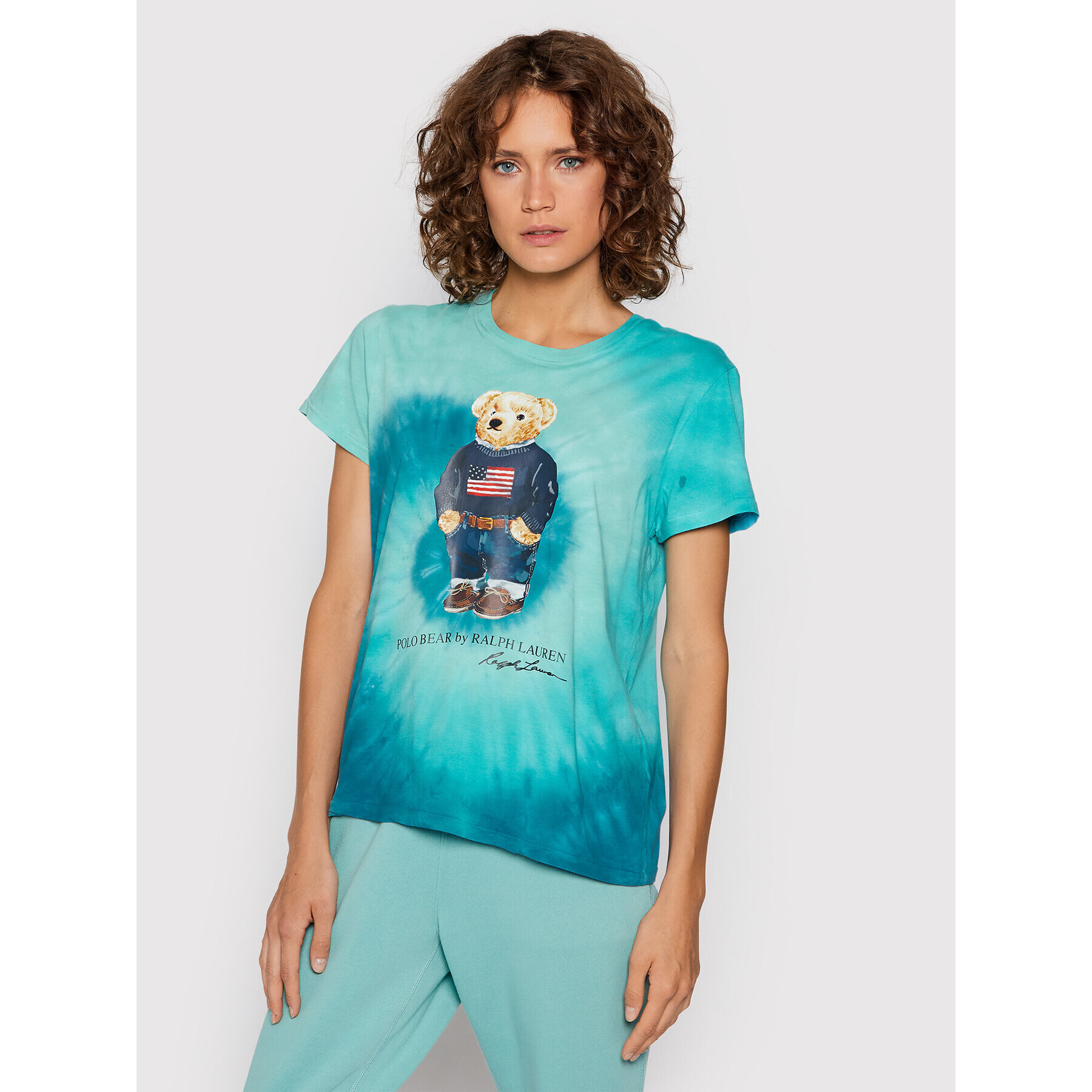Polo Ralph Lauren Тишърт 211843249003 Зелен Regular Fit - Pepit.bg