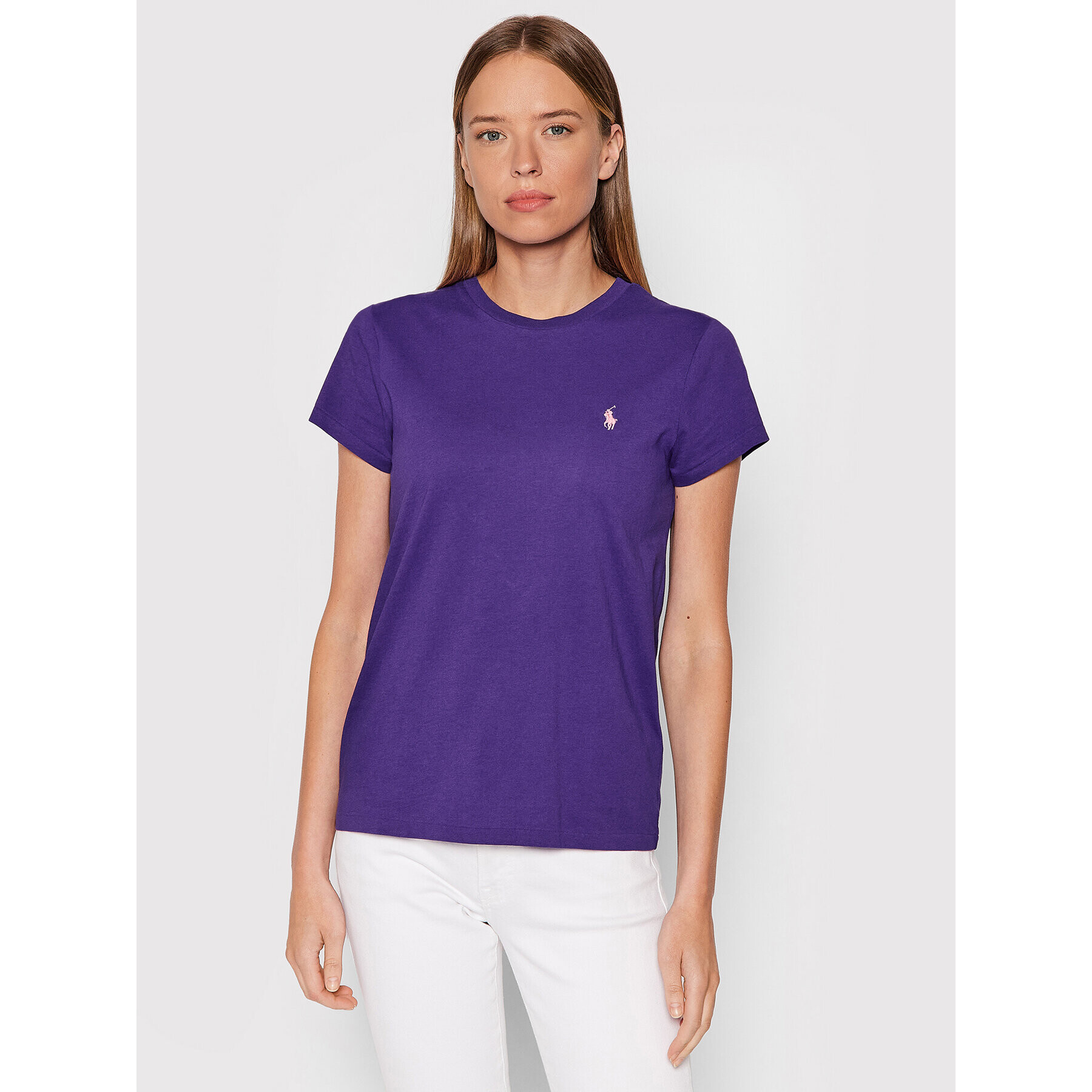 Polo Ralph Lauren Тишърт 211847073002 Виолетов Regular Fit - Pepit.bg