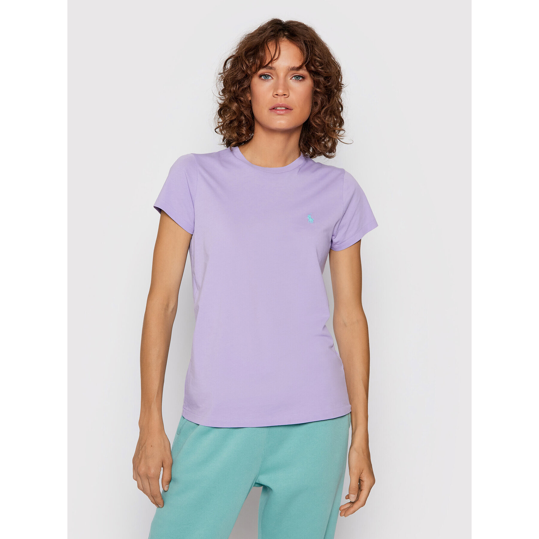 Polo Ralph Lauren Тишърт 211847073005 Виолетов Regular Fit - Pepit.bg