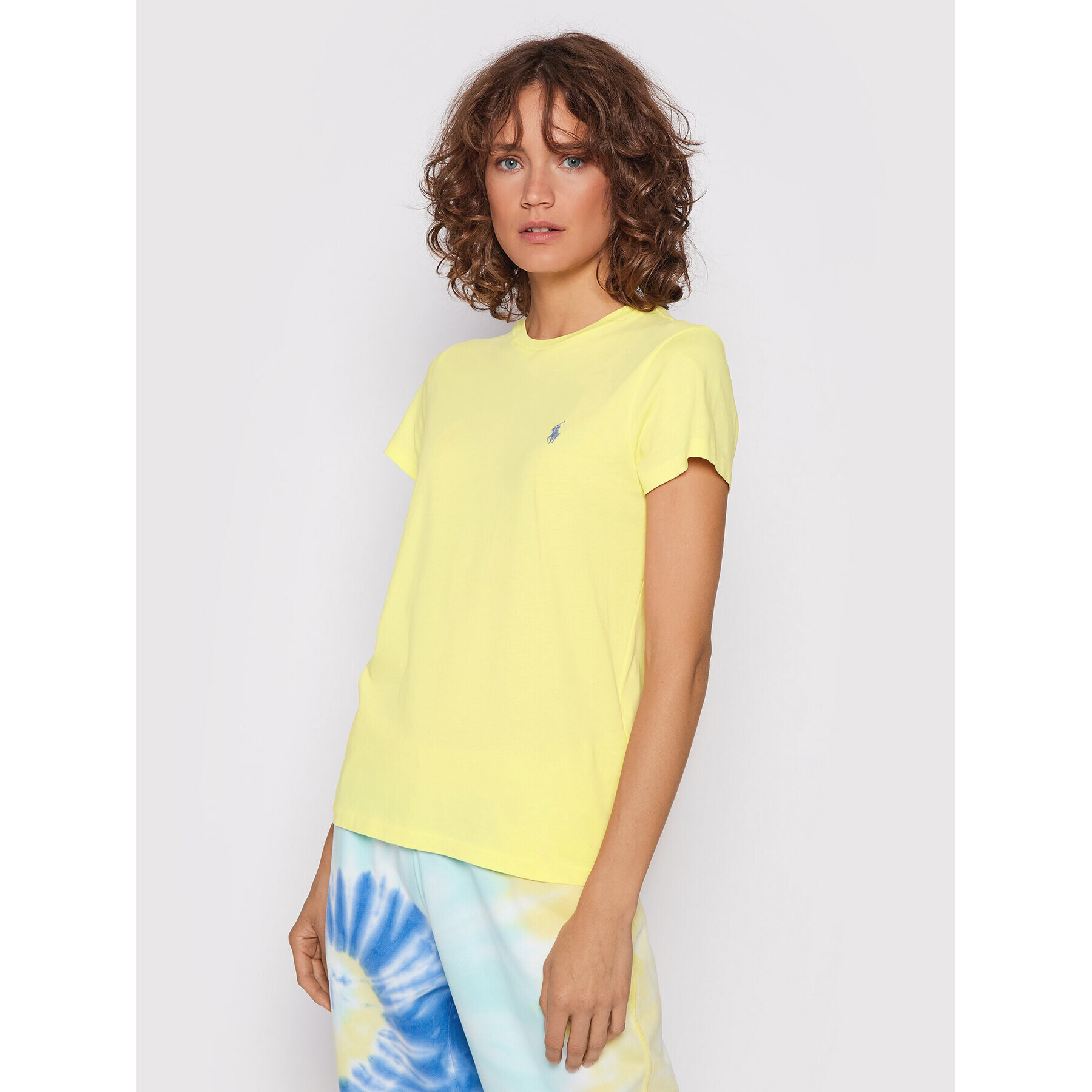 Polo Ralph Lauren Тишърт 211847073006 Жълт Regular Fit - Pepit.bg
