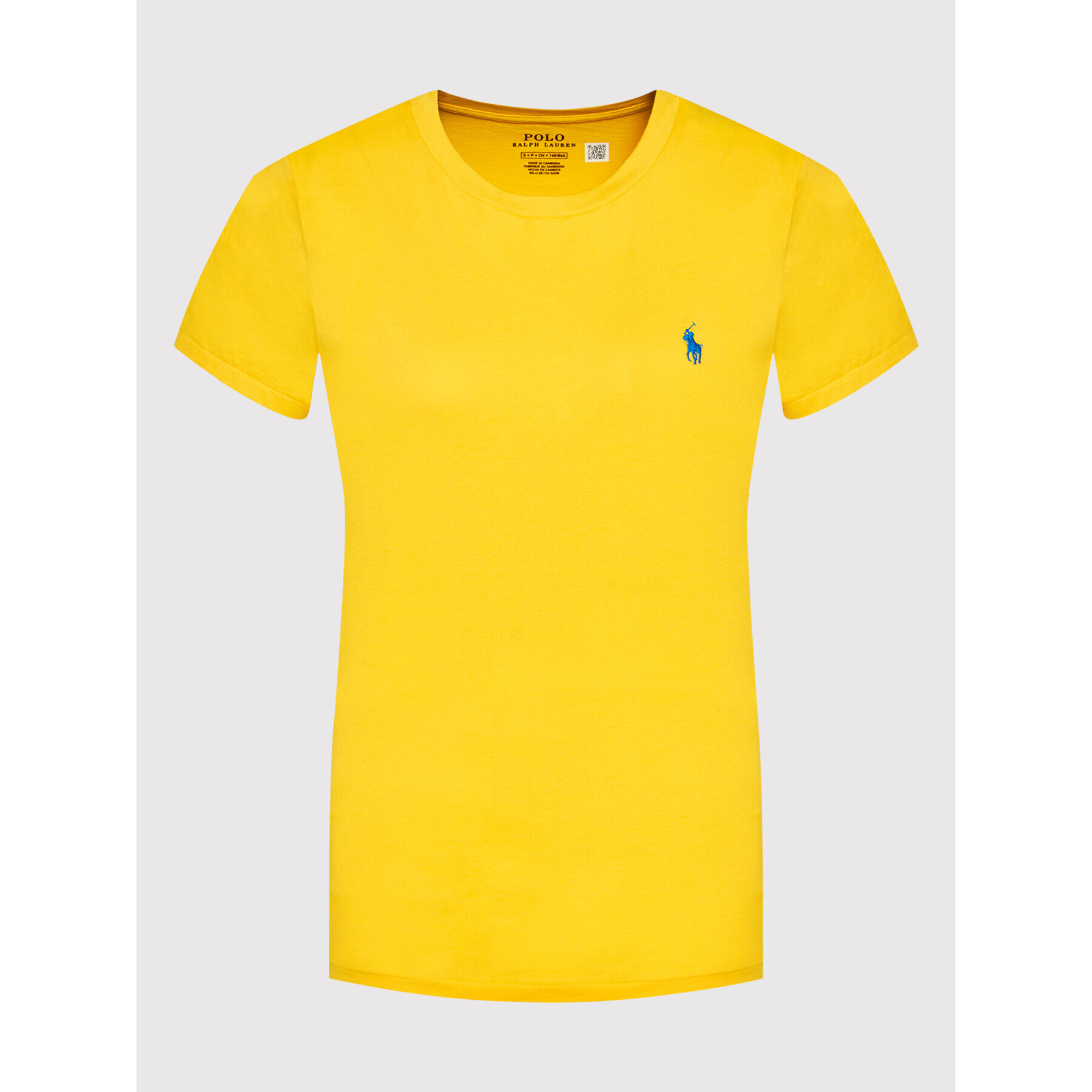 Polo Ralph Lauren Тишърт 211847073016 Жълт Regular Fit - Pepit.bg