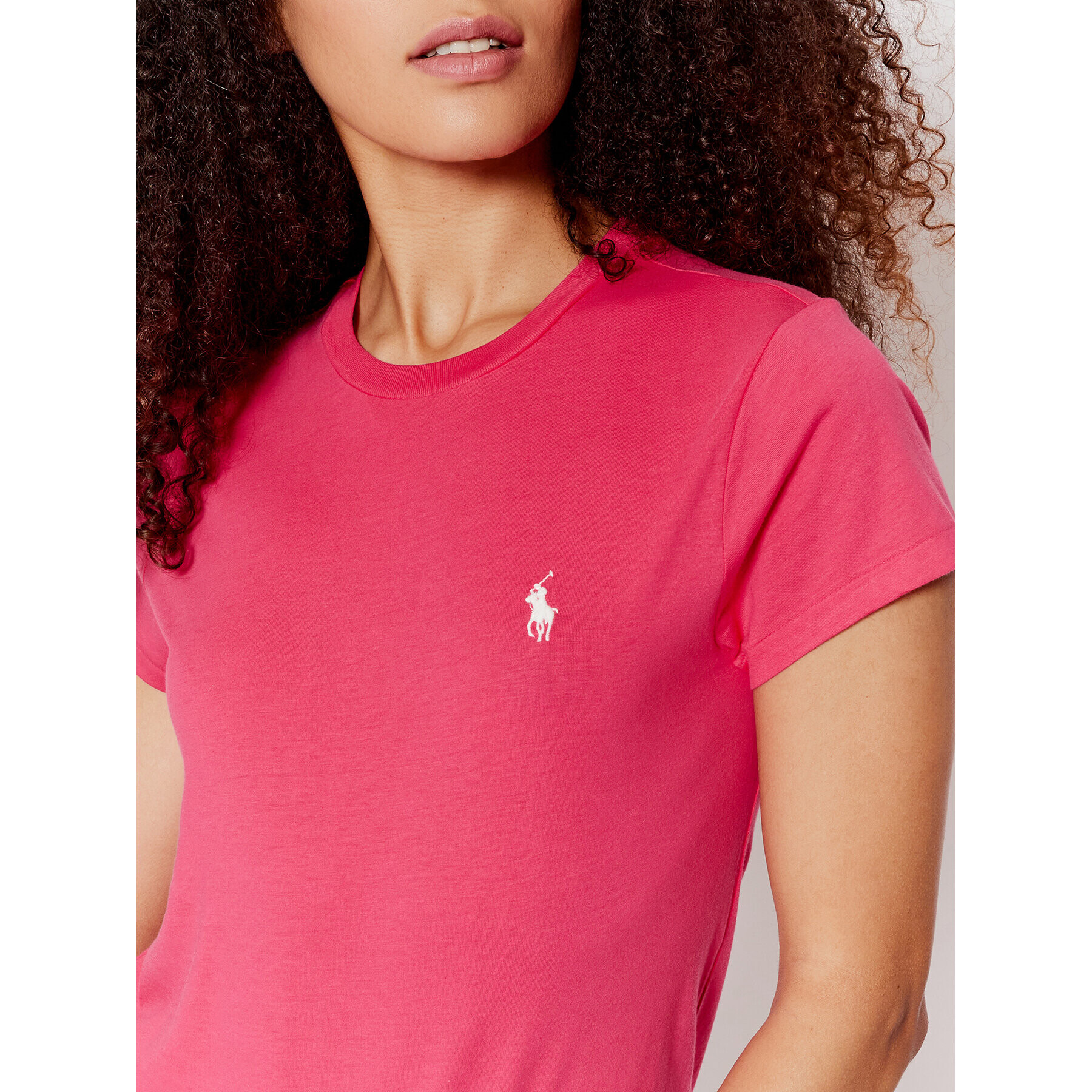 Polo Ralph Lauren Тишърт 211847073020 Розов Regular Fit - Pepit.bg