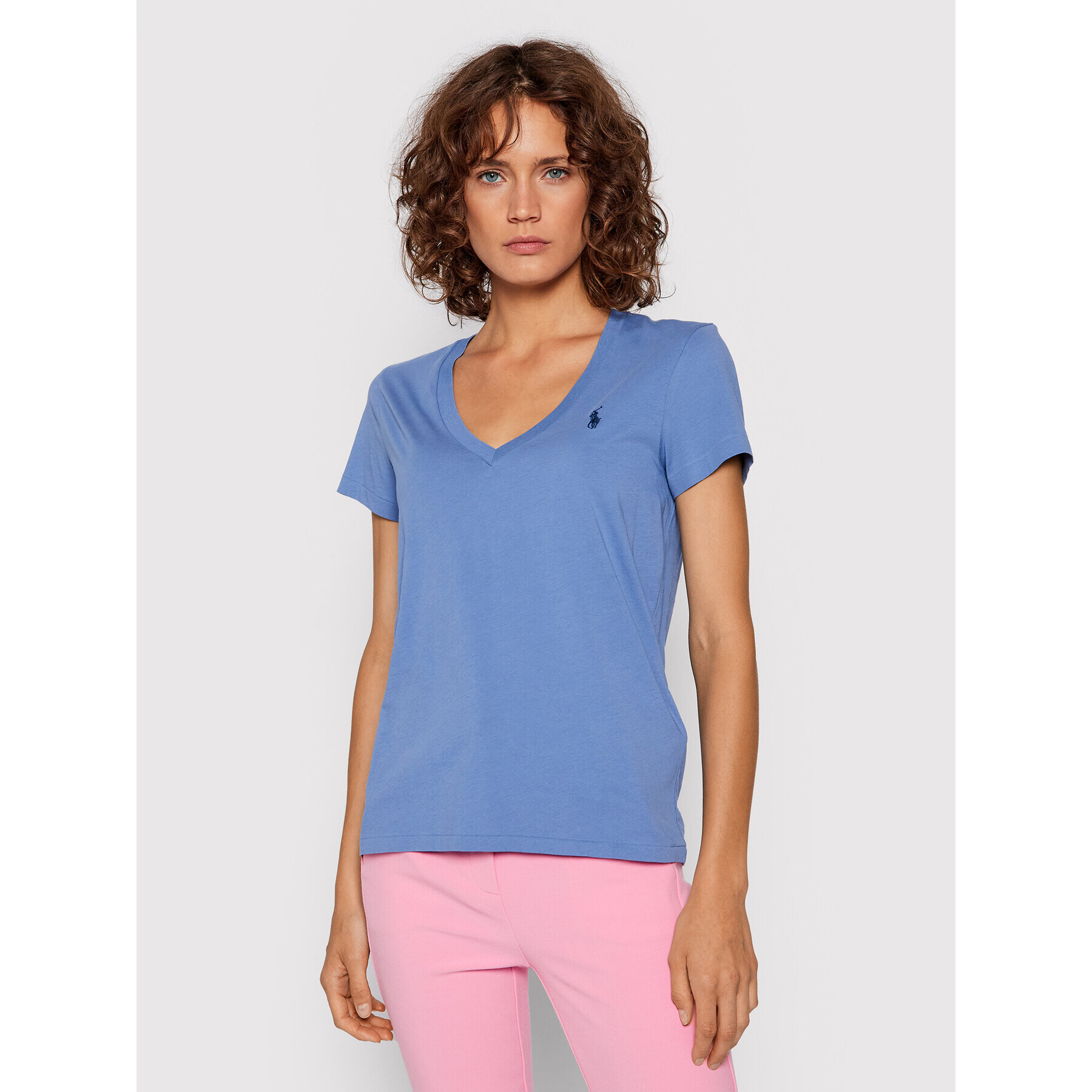 Polo Ralph Lauren Тишърт 211847077001 Син Regular Fit - Pepit.bg