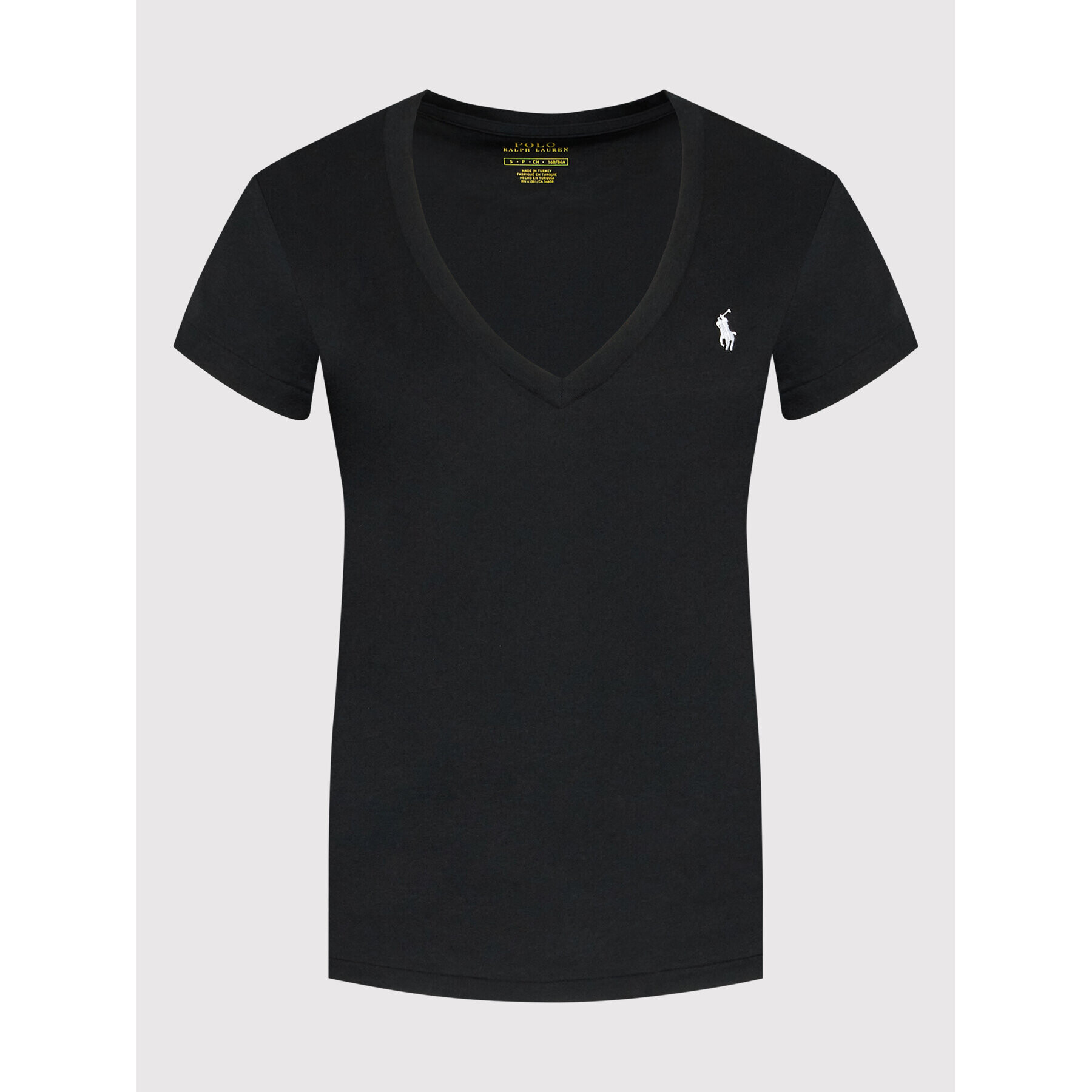 Polo Ralph Lauren Тишърт 211847077003 Черен Regular Fit - Pepit.bg