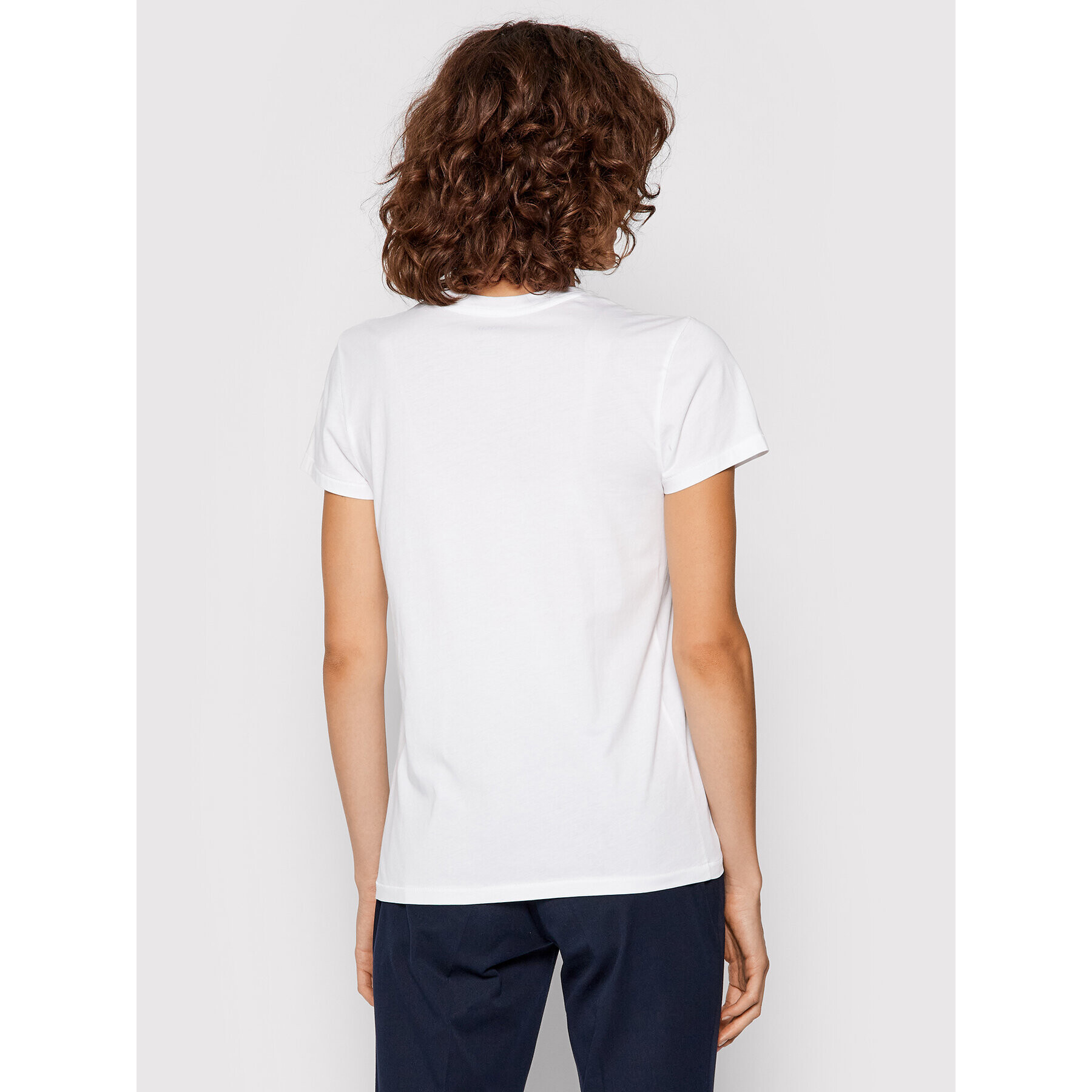 Polo Ralph Lauren Тишърт 211847078001 Бял Regular Fit - Pepit.bg