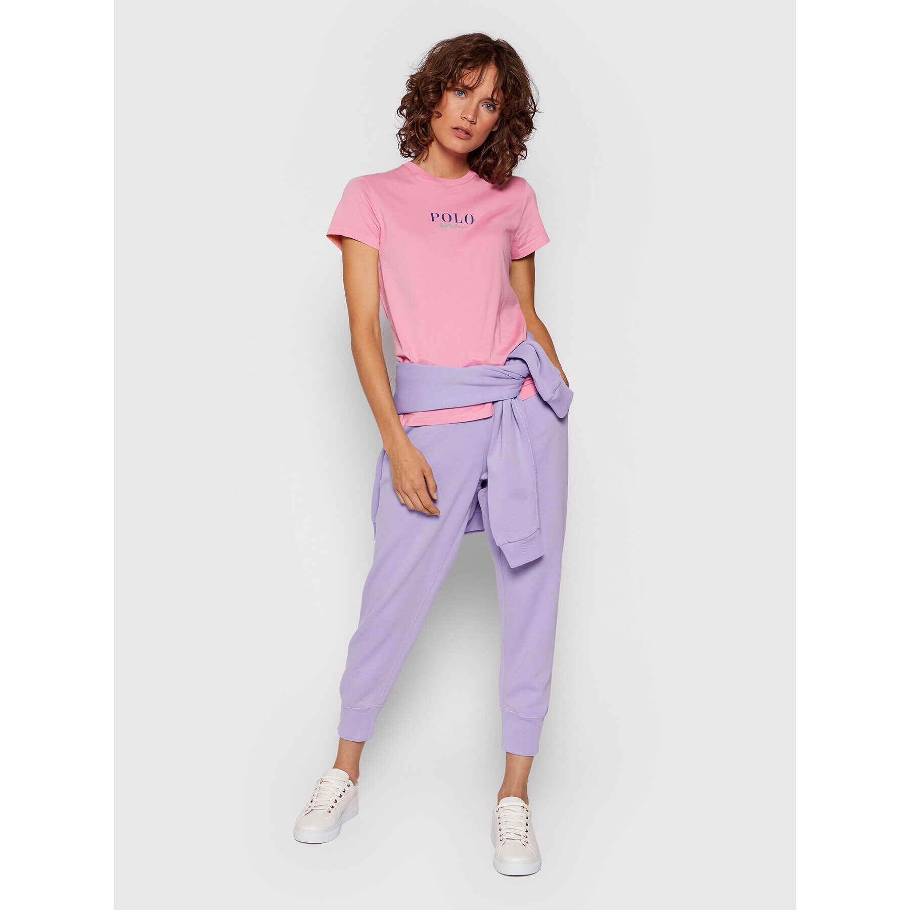 Polo Ralph Lauren Тишърт 211847078003 Розов Regular Fit - Pepit.bg