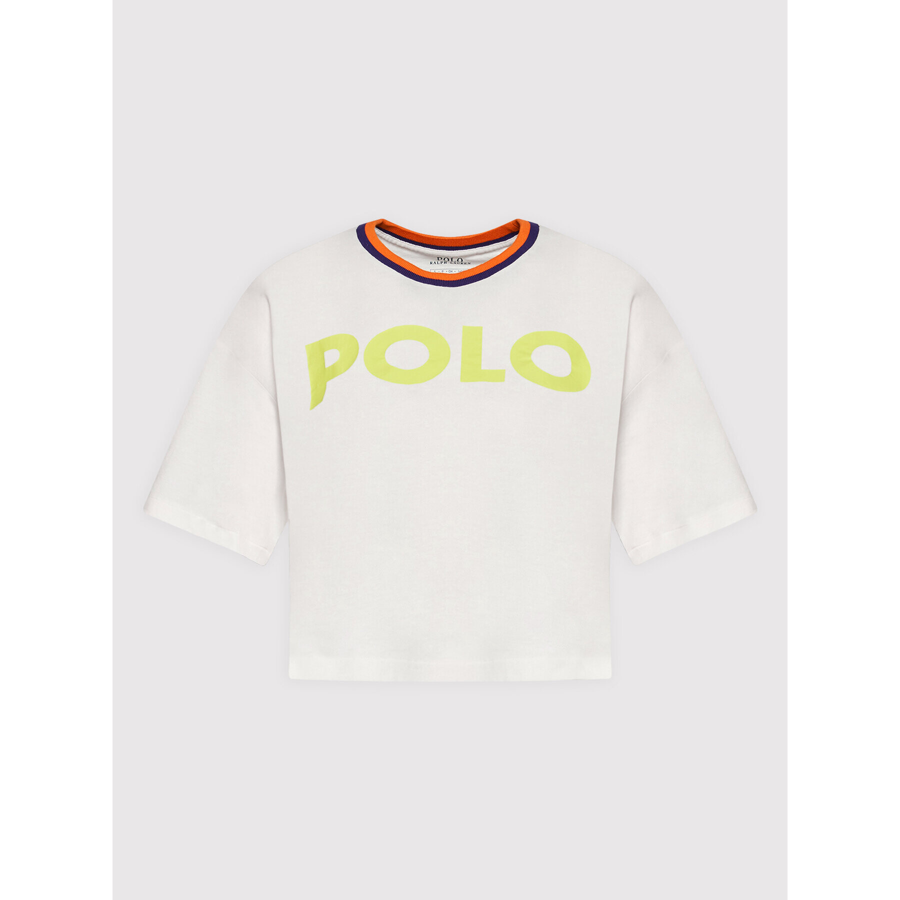 Polo Ralph Lauren Тишърт 211856674002 Бял Relaxed Fit - Pepit.bg