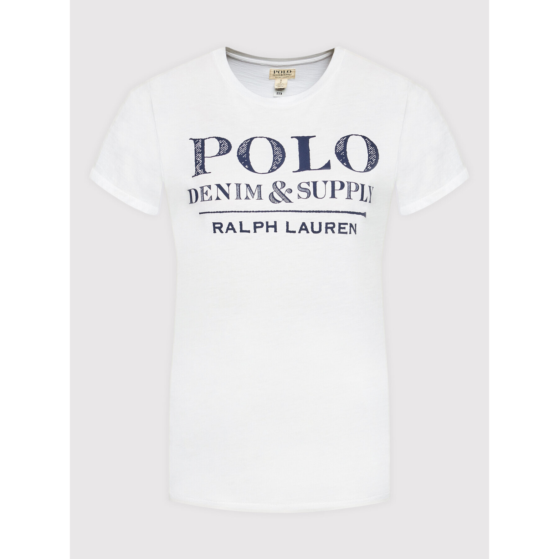 Polo Ralph Lauren Тишърт 211858438001 Бял Regular Fit - Pepit.bg