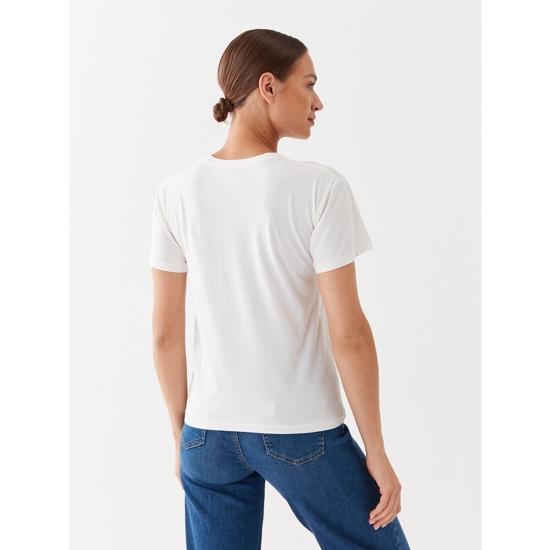 Polo Ralph Lauren Тишърт 211892611007 Бял Regular Fit - Pepit.bg