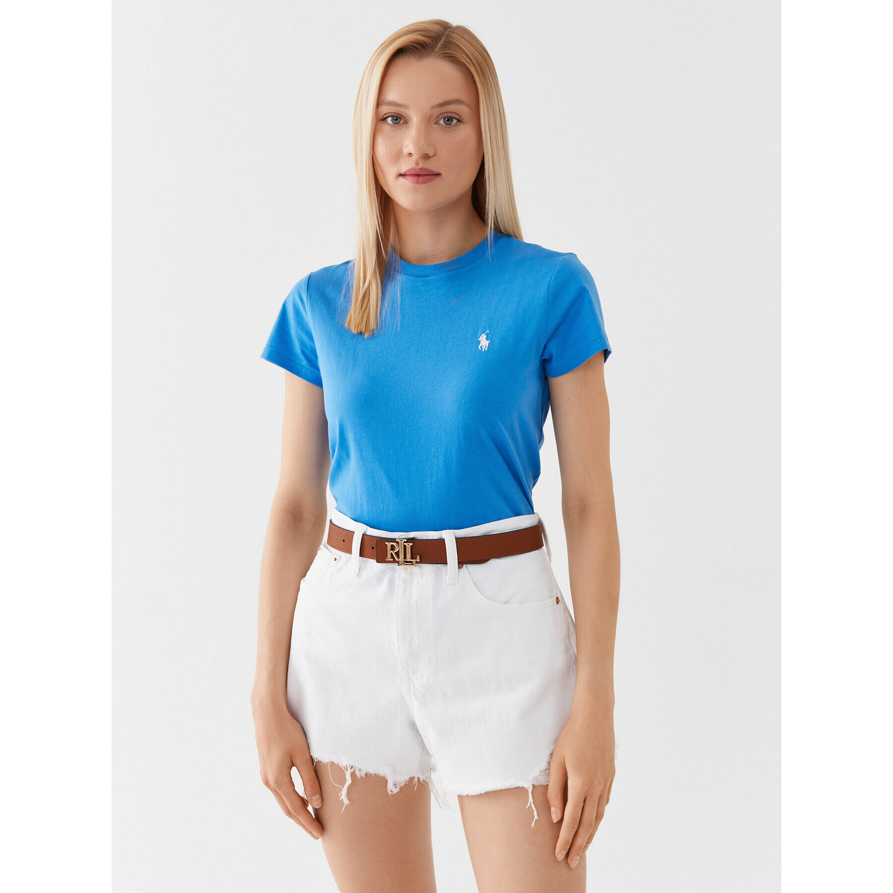 Polo Ralph Lauren Тишърт 211898698010 Син Regular Fit - Pepit.bg