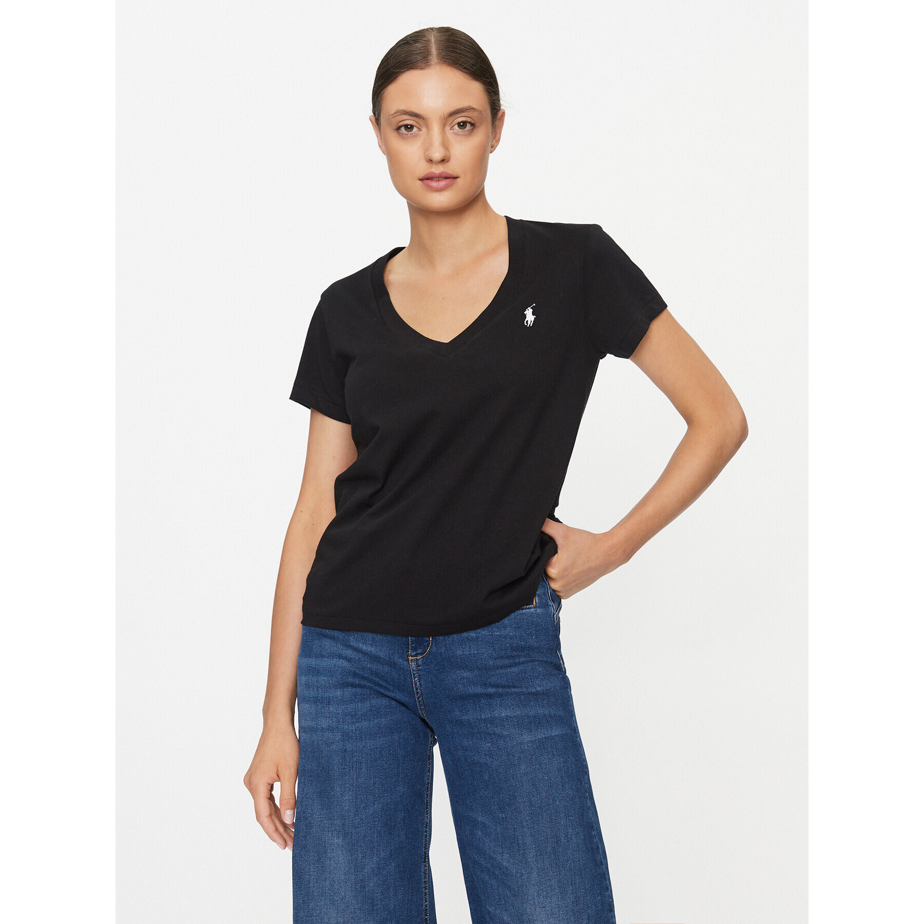 Polo Ralph Lauren Тишърт 211902403003 Черен Regular Fit - Pepit.bg