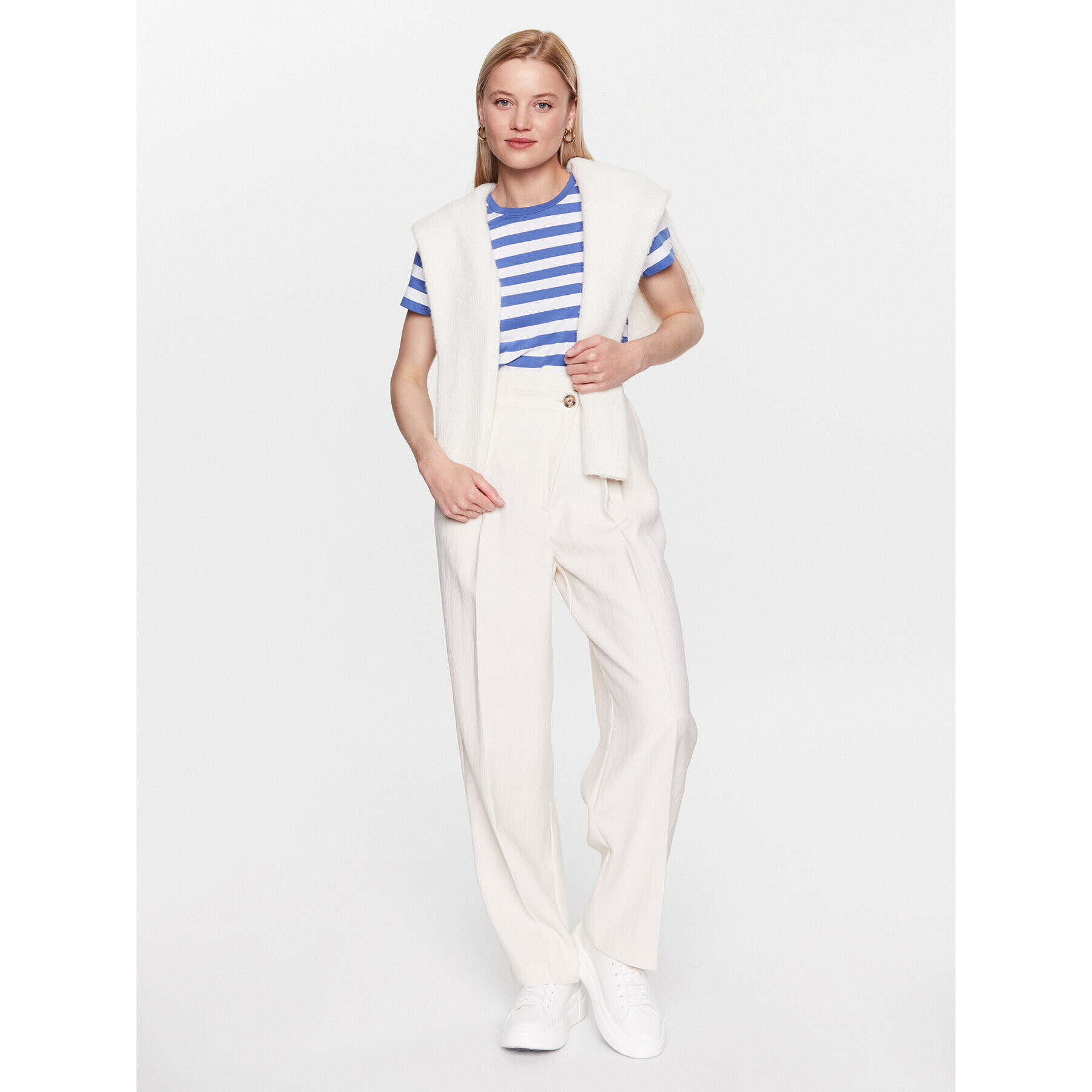 Polo Ralph Lauren Тишърт 211915779001 Бял Regular Fit - Pepit.bg