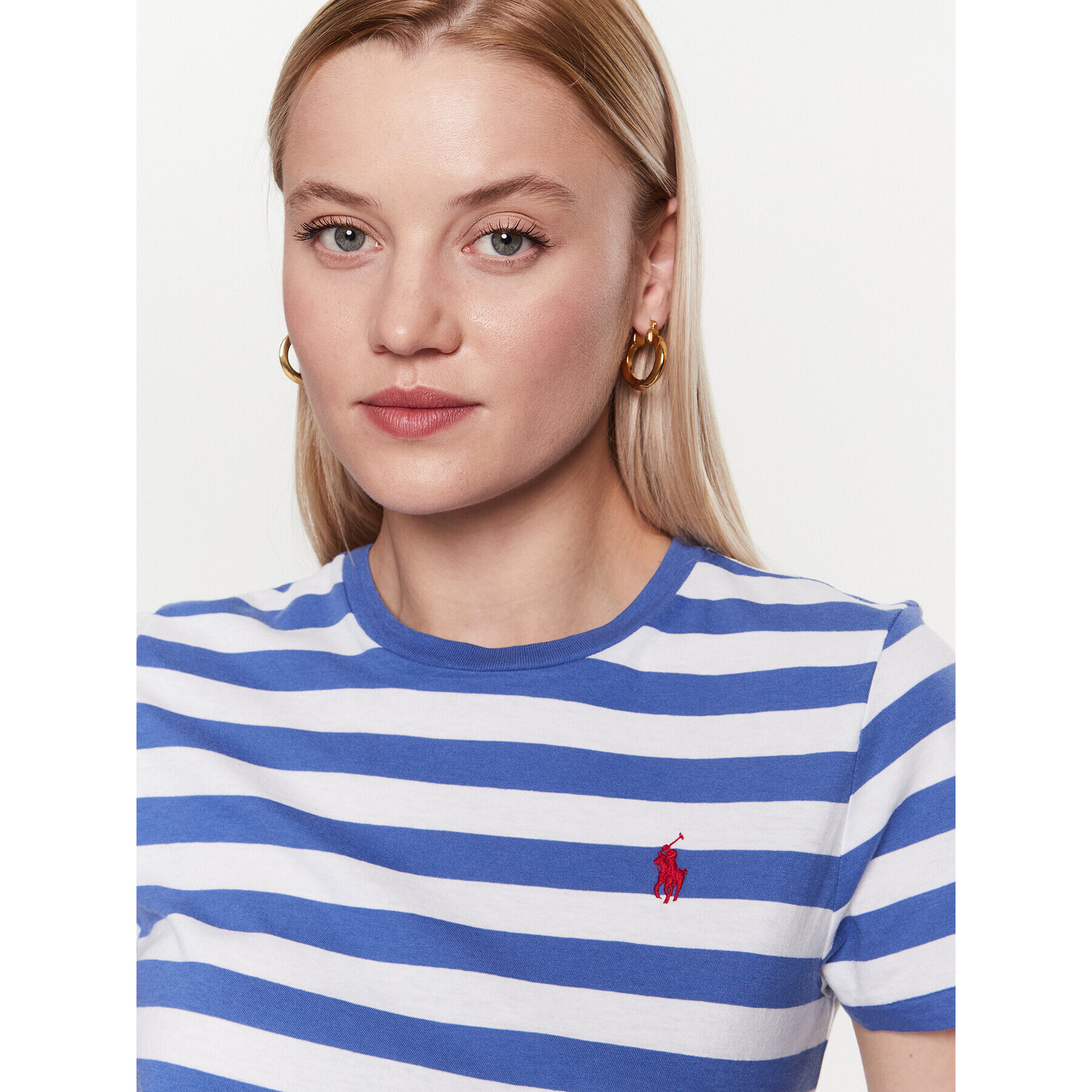 Polo Ralph Lauren Тишърт 211915779001 Бял Regular Fit - Pepit.bg