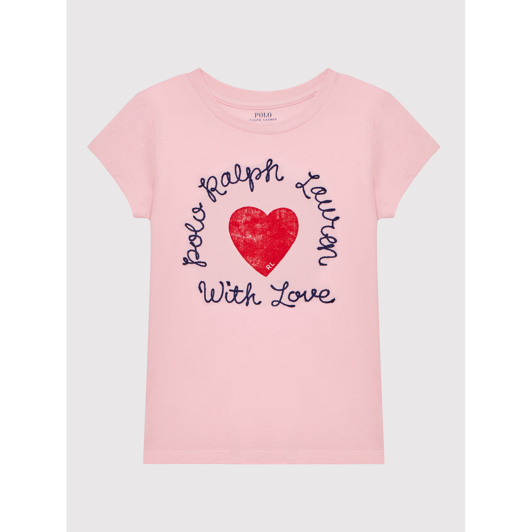 Polo Ralph Lauren Тишърт 311856410002 Розов Regular Fit - Pepit.bg