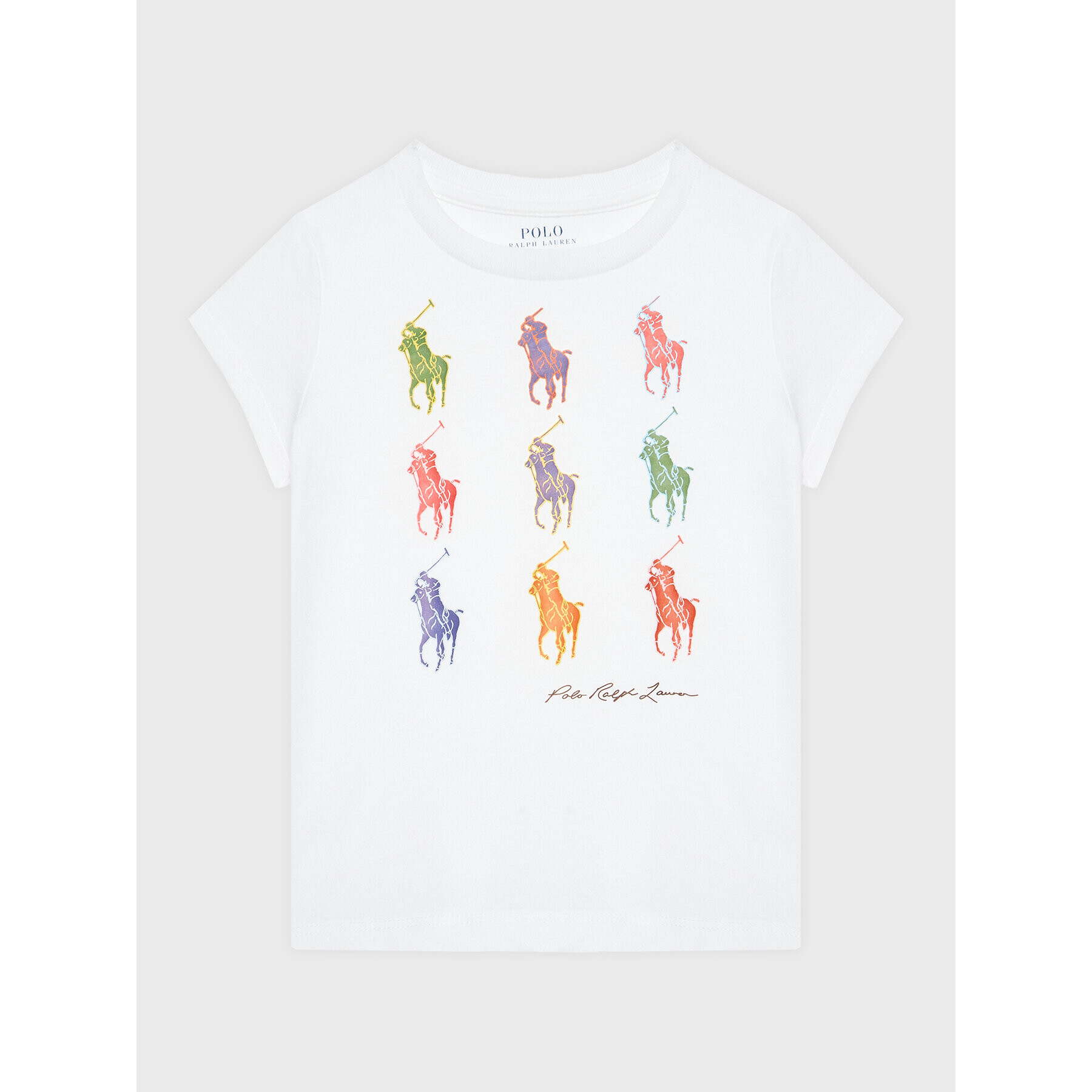 Polo Ralph Lauren Тишърт 311867198036 Бял Regular Fit - Pepit.bg