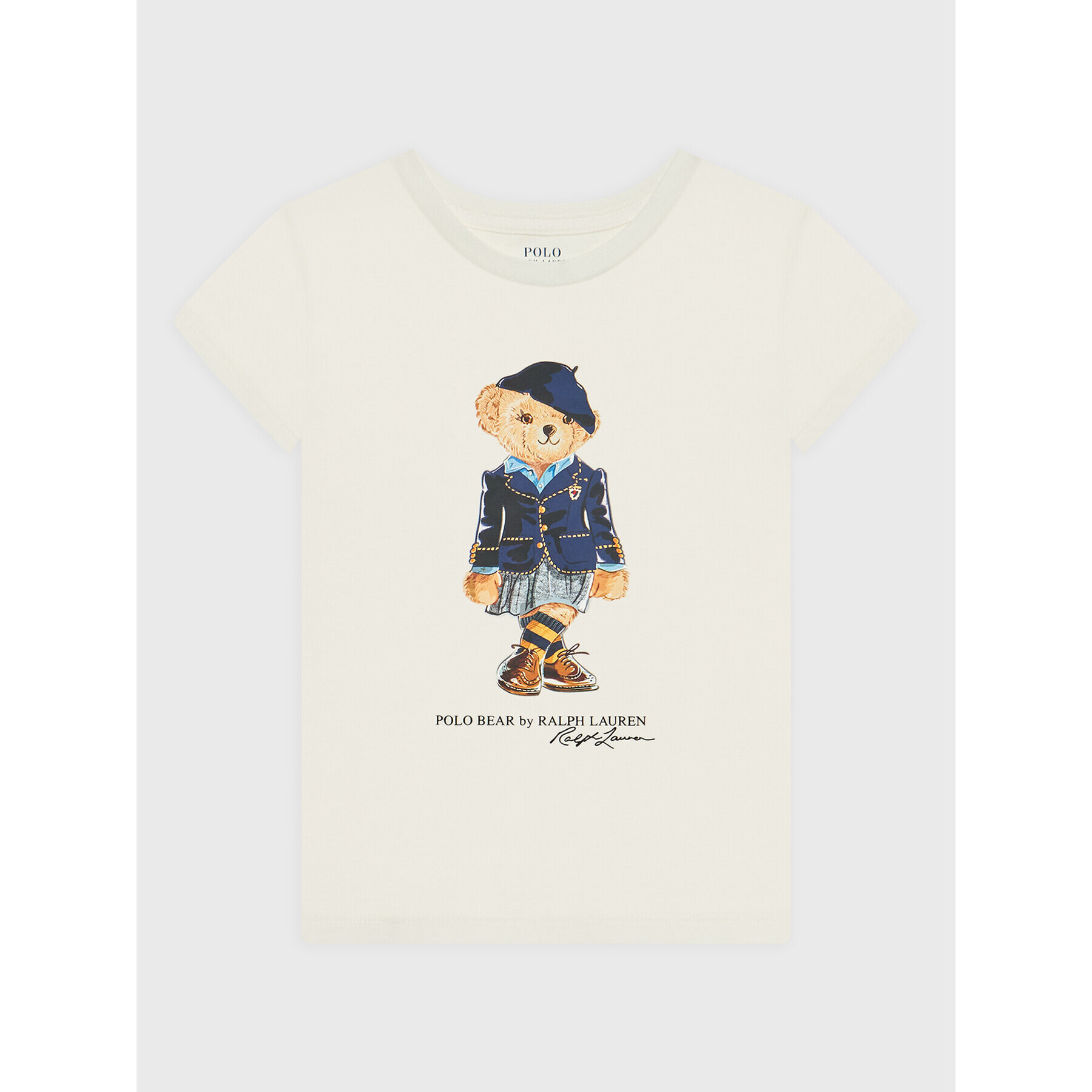 Polo Ralph Lauren Тишърт 311877857002 Бял Regular Fit - Pepit.bg