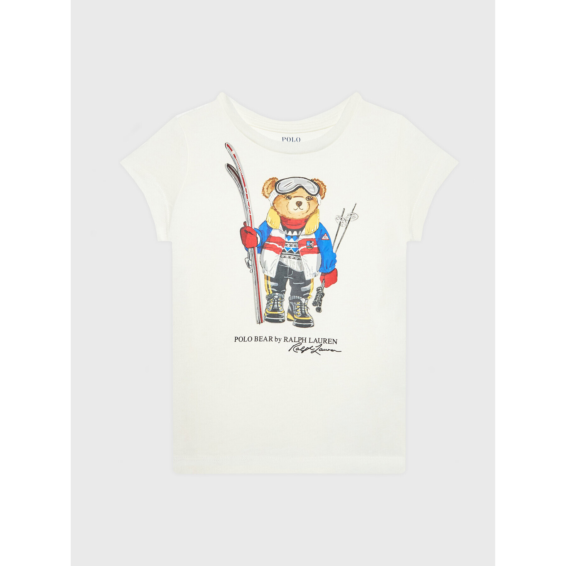 Polo Ralph Lauren Тишърт 311877964001 Бял Regular Fit - Pepit.bg