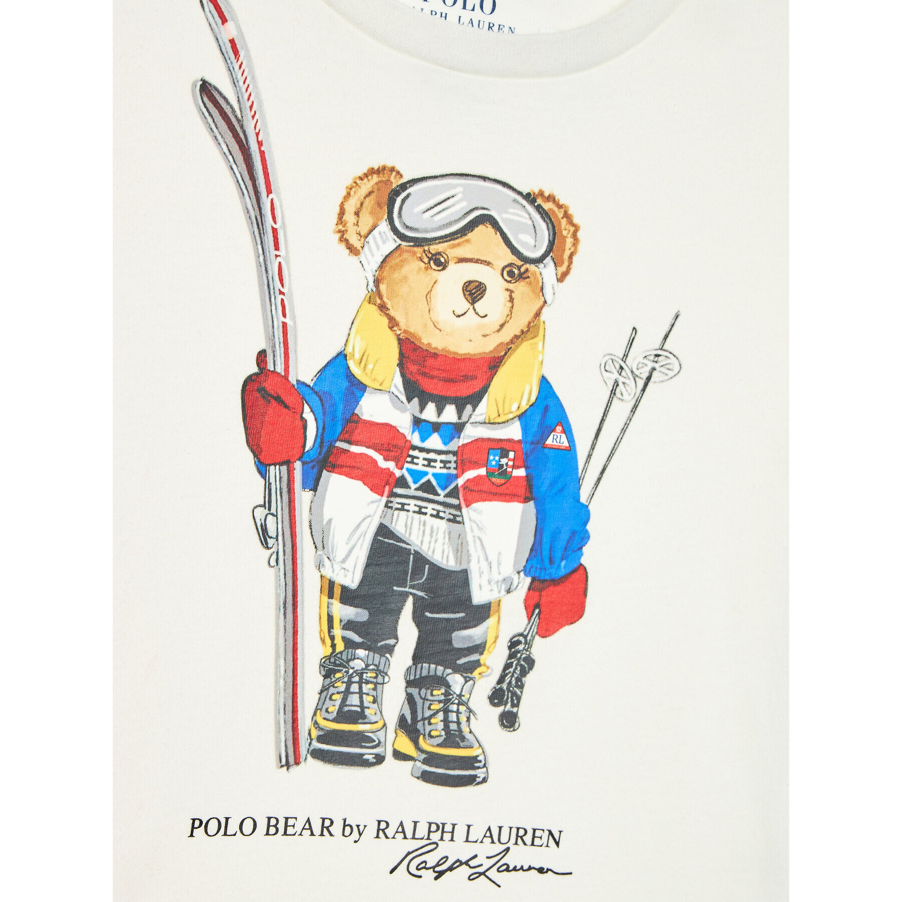 Polo Ralph Lauren Тишърт 311877964001 Бял Regular Fit - Pepit.bg